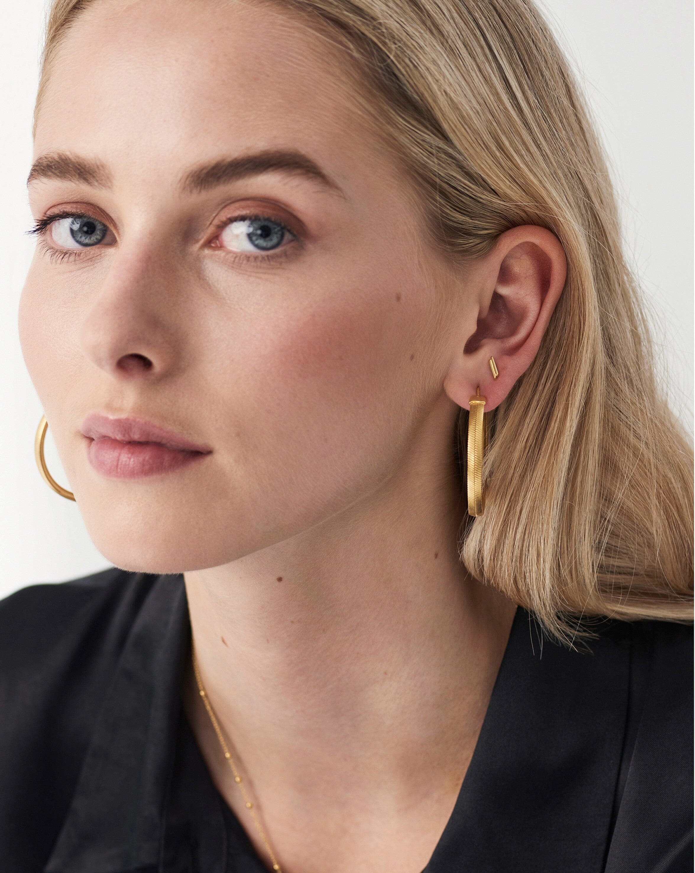 Double Bar Stud Earrings Earrings Missoma 