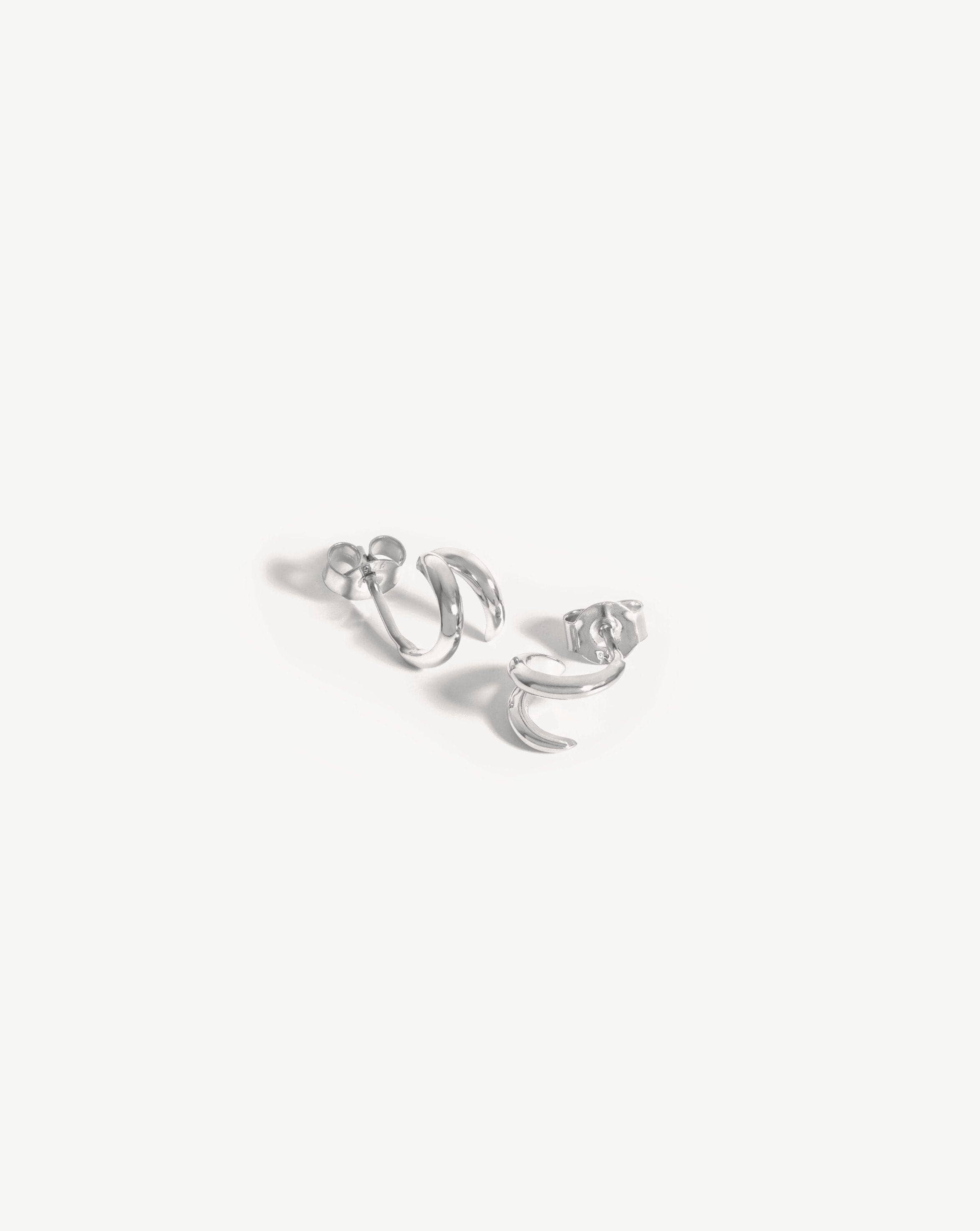 Double Claw Huggies Earrings Missoma 