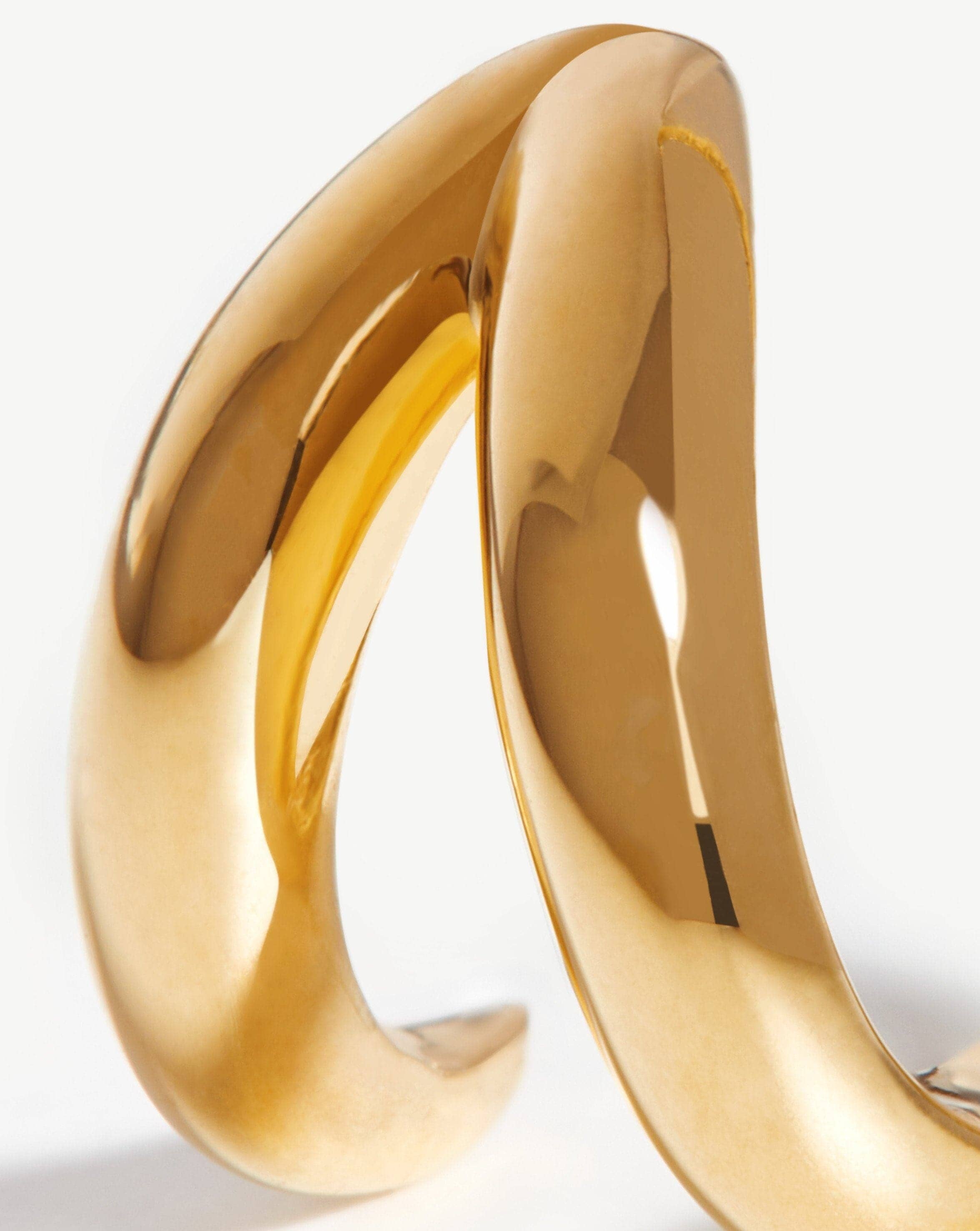 Double Claw Huggies Earrings Missoma 