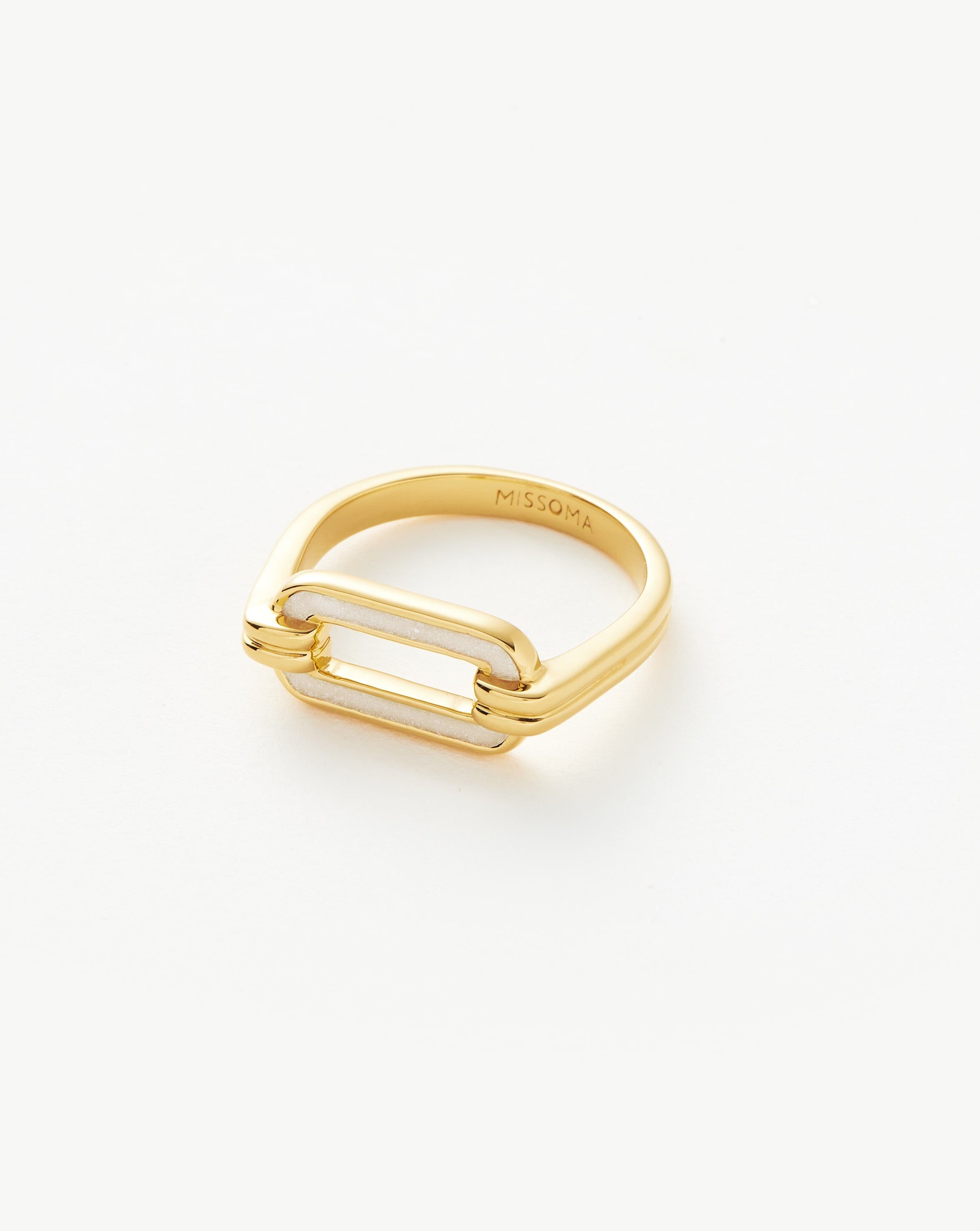Enamel Haze Ovate Stacking Ring Rings Missoma 
