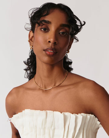 Enamel Reversible Byline Link Choker | 18ct Gold Plated Necklaces Missoma 
