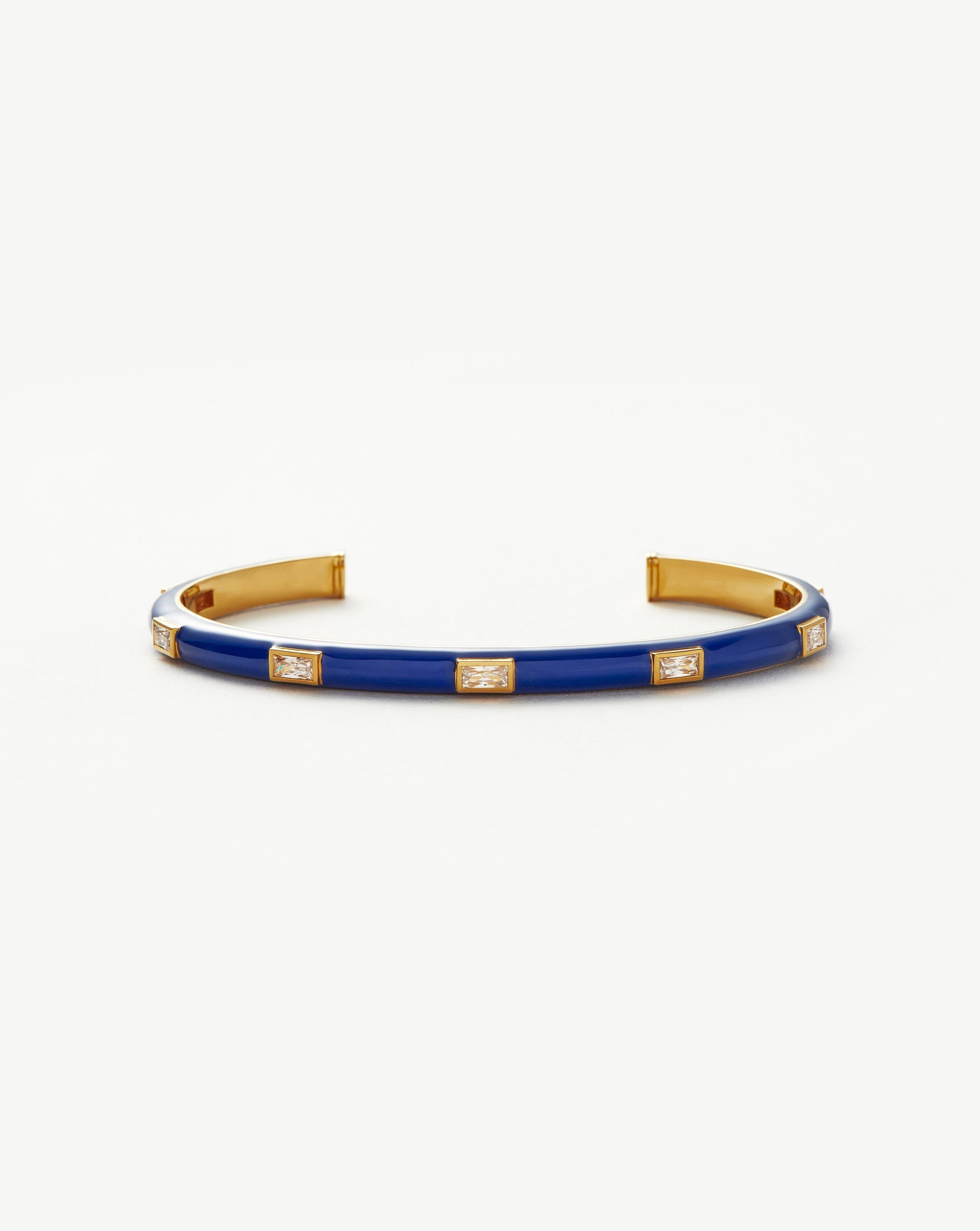 Enamel & Stone Cuff Bracelet Bracelets | Missoma