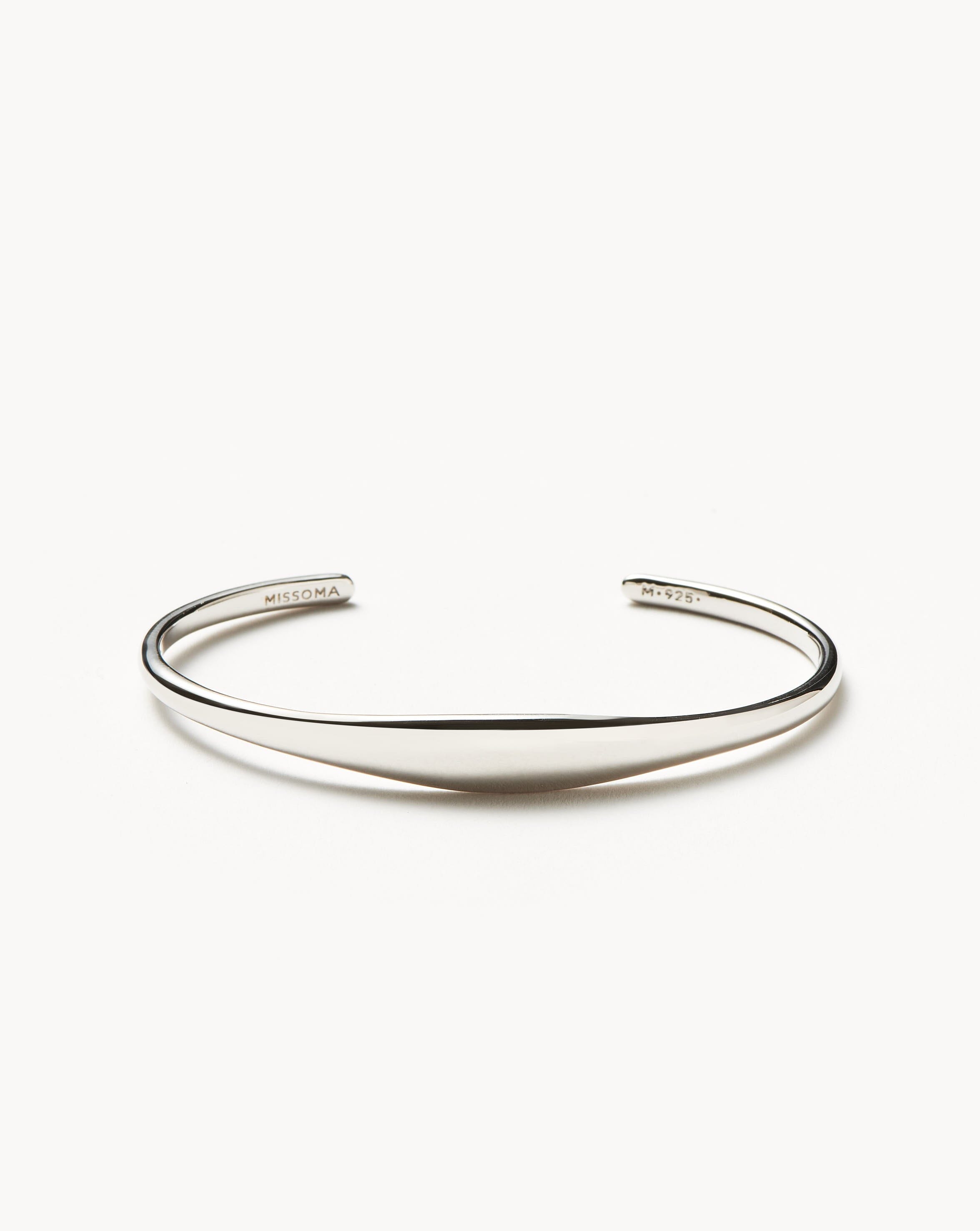 Engravable Cuff Bracelet | Sterling Silver Bracelets Missoma Sterling Silver 