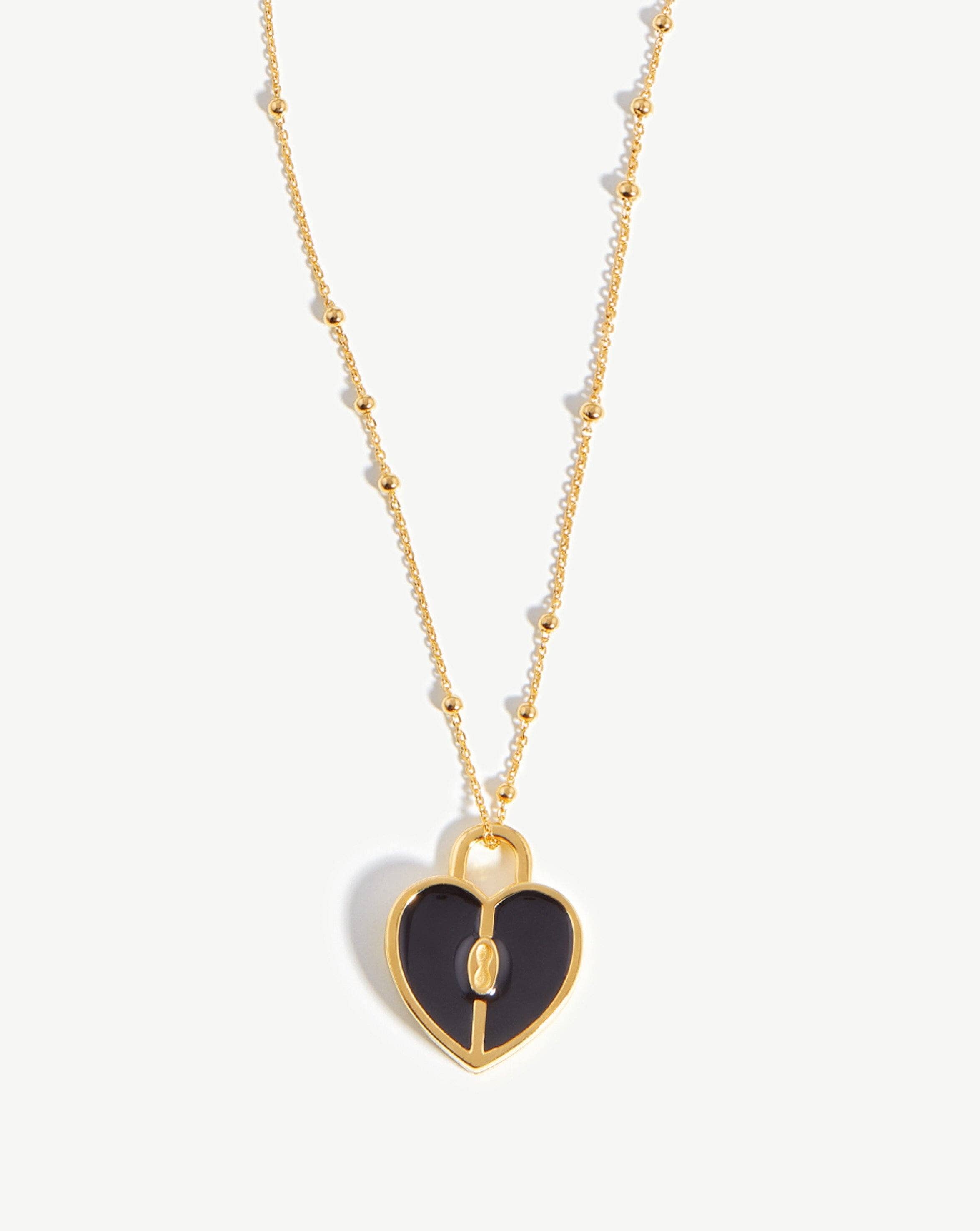 Engravable Heart Locket Necklace | 18ct Gold Plated Necklaces Missoma 