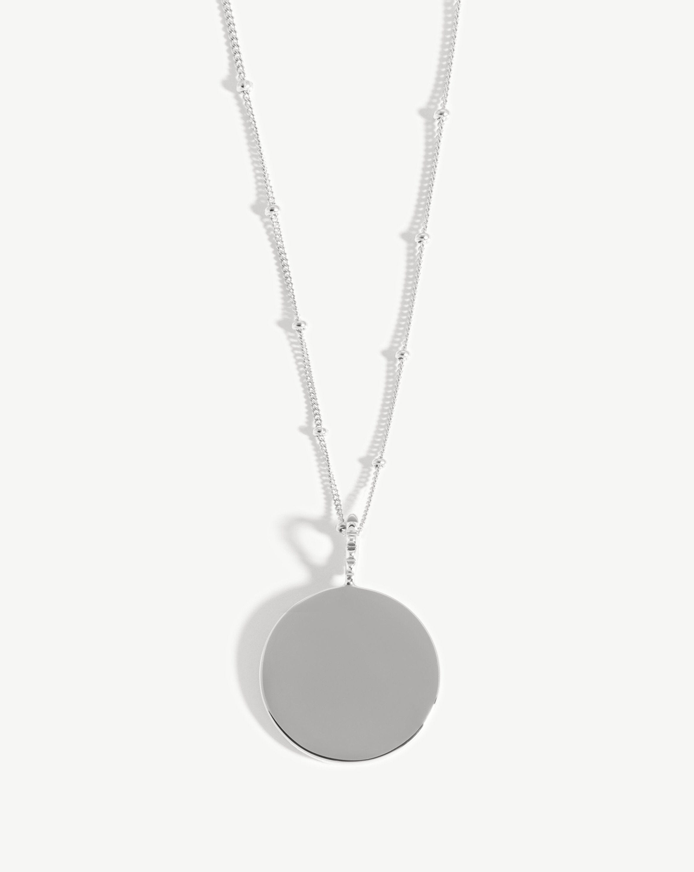 Engravable Large Round Disc Necklace Necklaces Missoma 