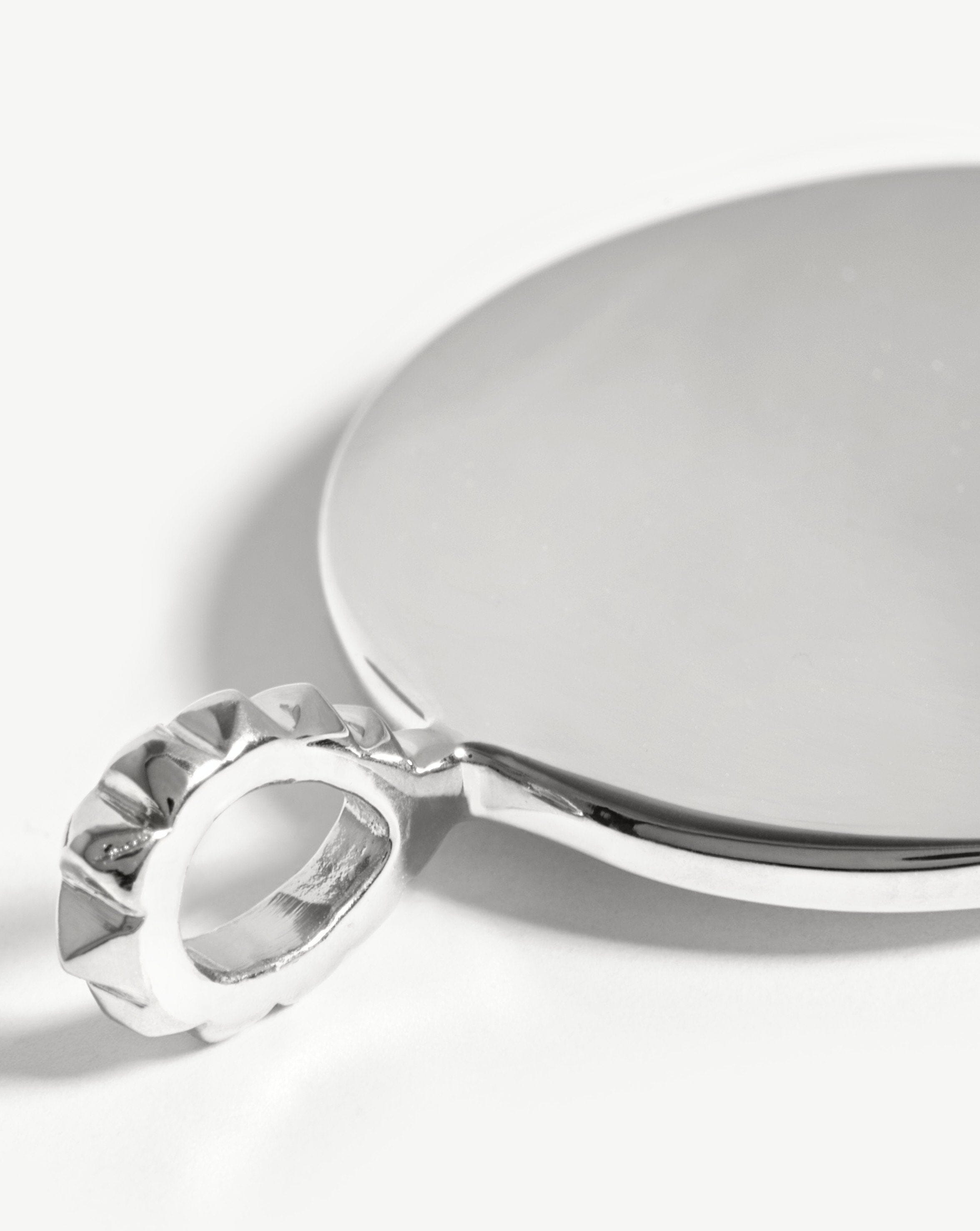 Engravable Large Round Disc Pendant Charms & Pendants Missoma 