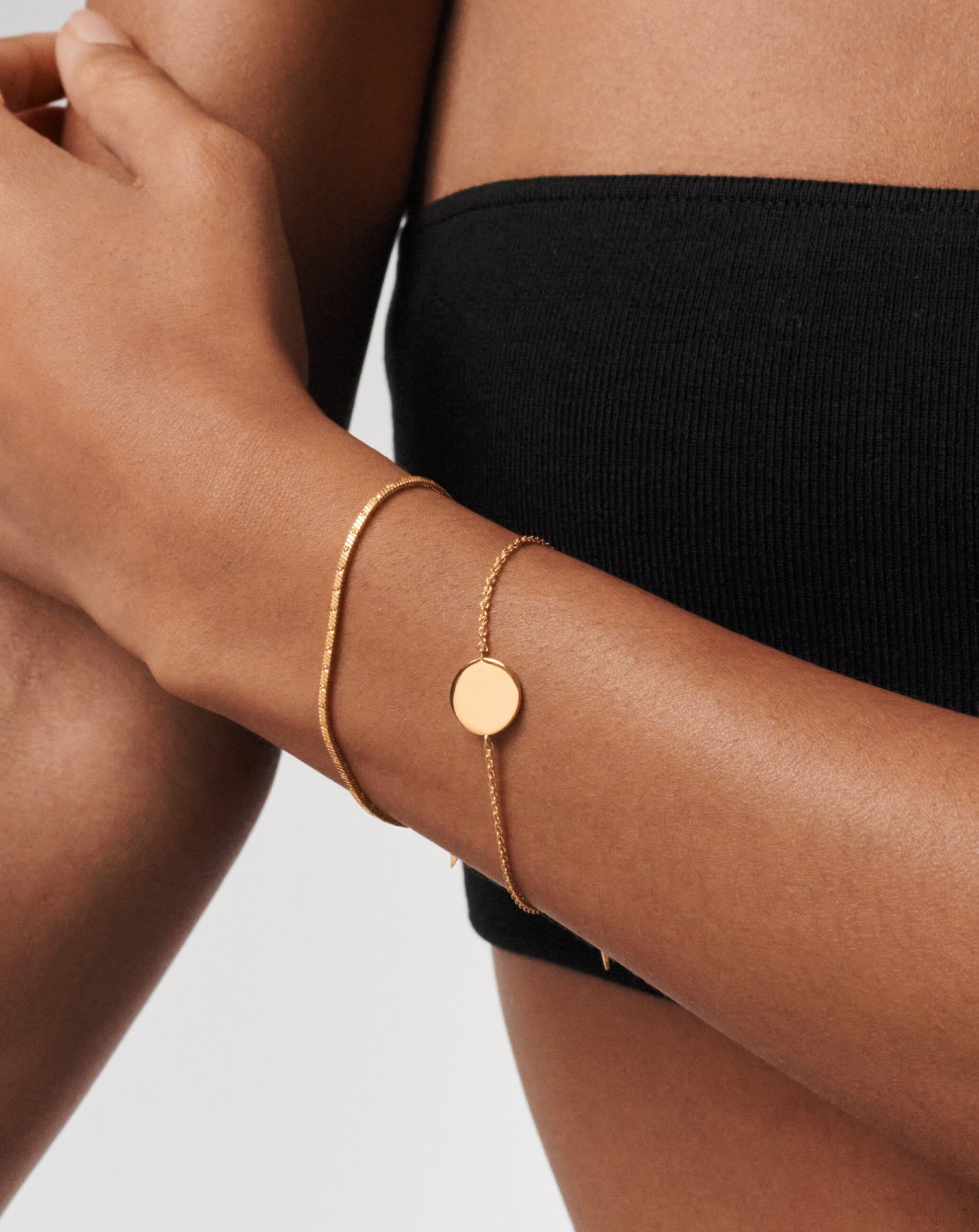 Engravable Round Bracelet Bracelets Missoma 