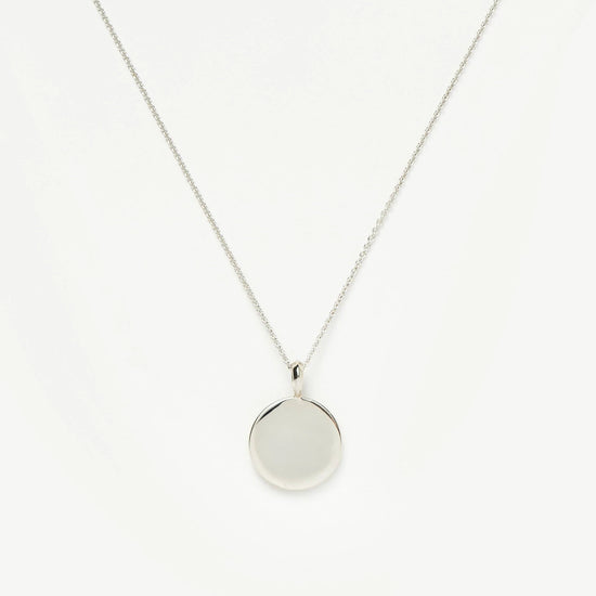 Engravable Round Necklace | Sterling Silver Necklaces Missoma 