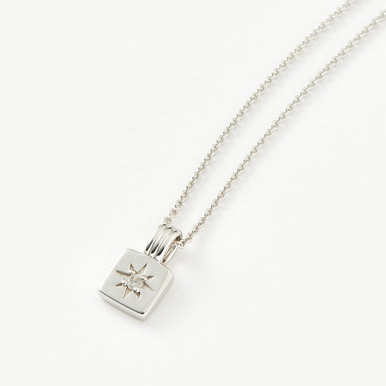 Engravable Star Ridge Pendant Necklace | Sterling Silver Necklaces Missoma 