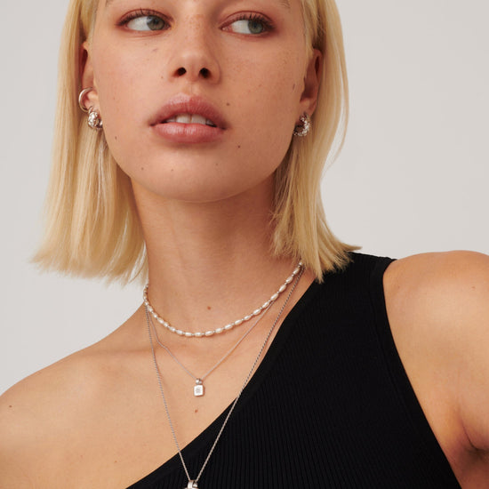 Engravable Star Ridge Pendant Necklace | Sterling Silver Necklaces Missoma 