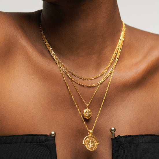 Filia Double Chain Necklace | 18ct Gold Plated Vermeil Necklaces Missoma 