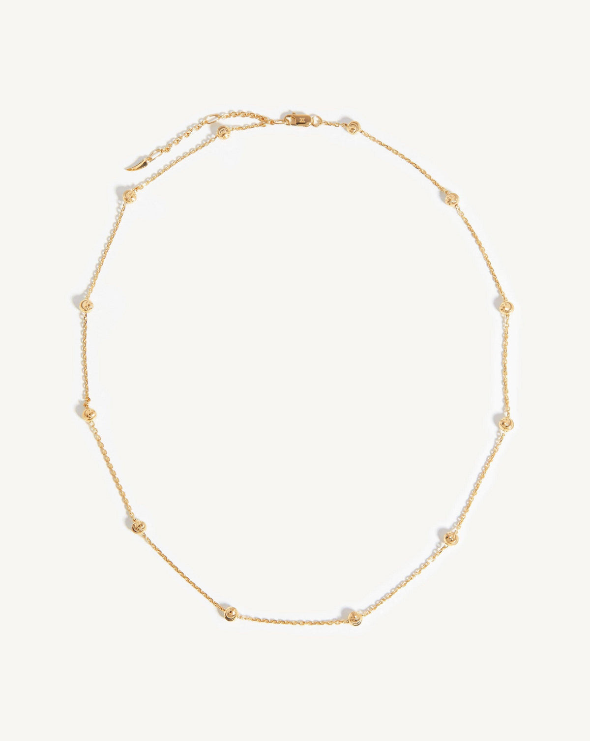 Solid Bobble Chain Necklace