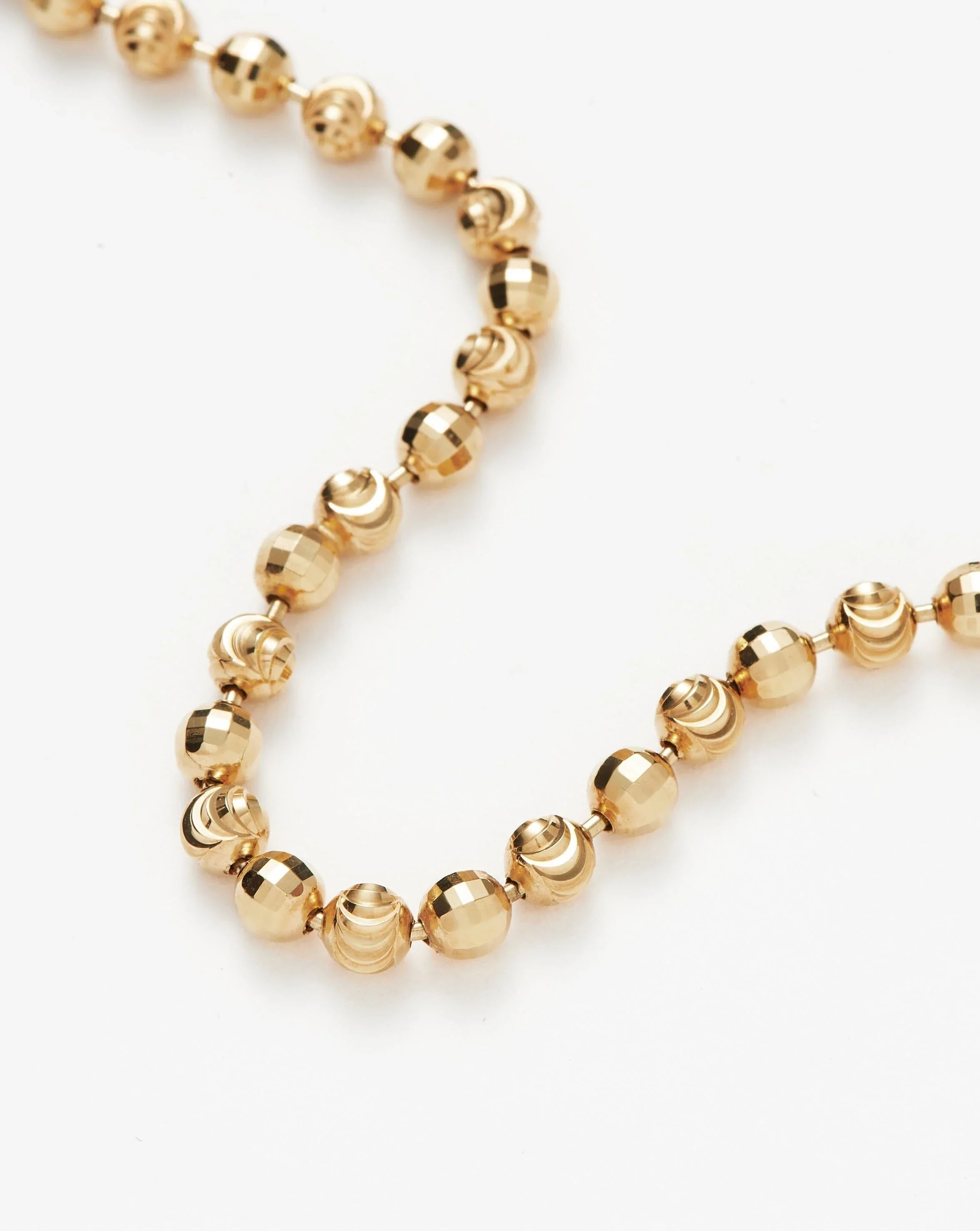 Bead hot sale chain necklace