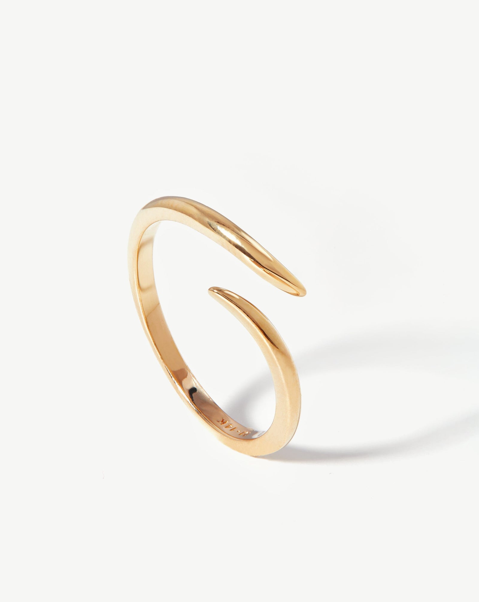 Fine Open Claw Ring | 14ct Solid Gold | Missoma