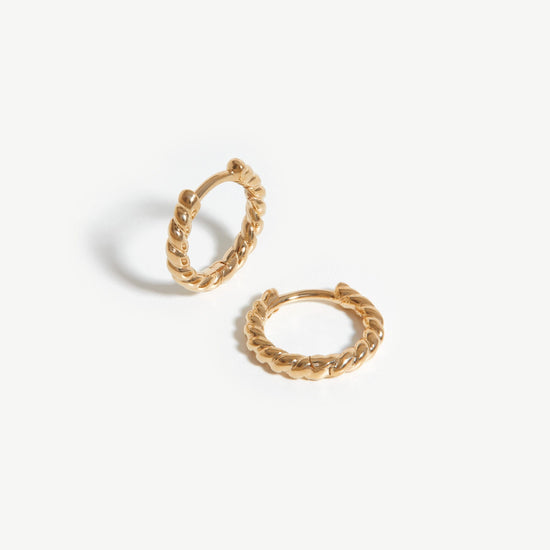 Fine Rope Huggies Earrings Missoma 