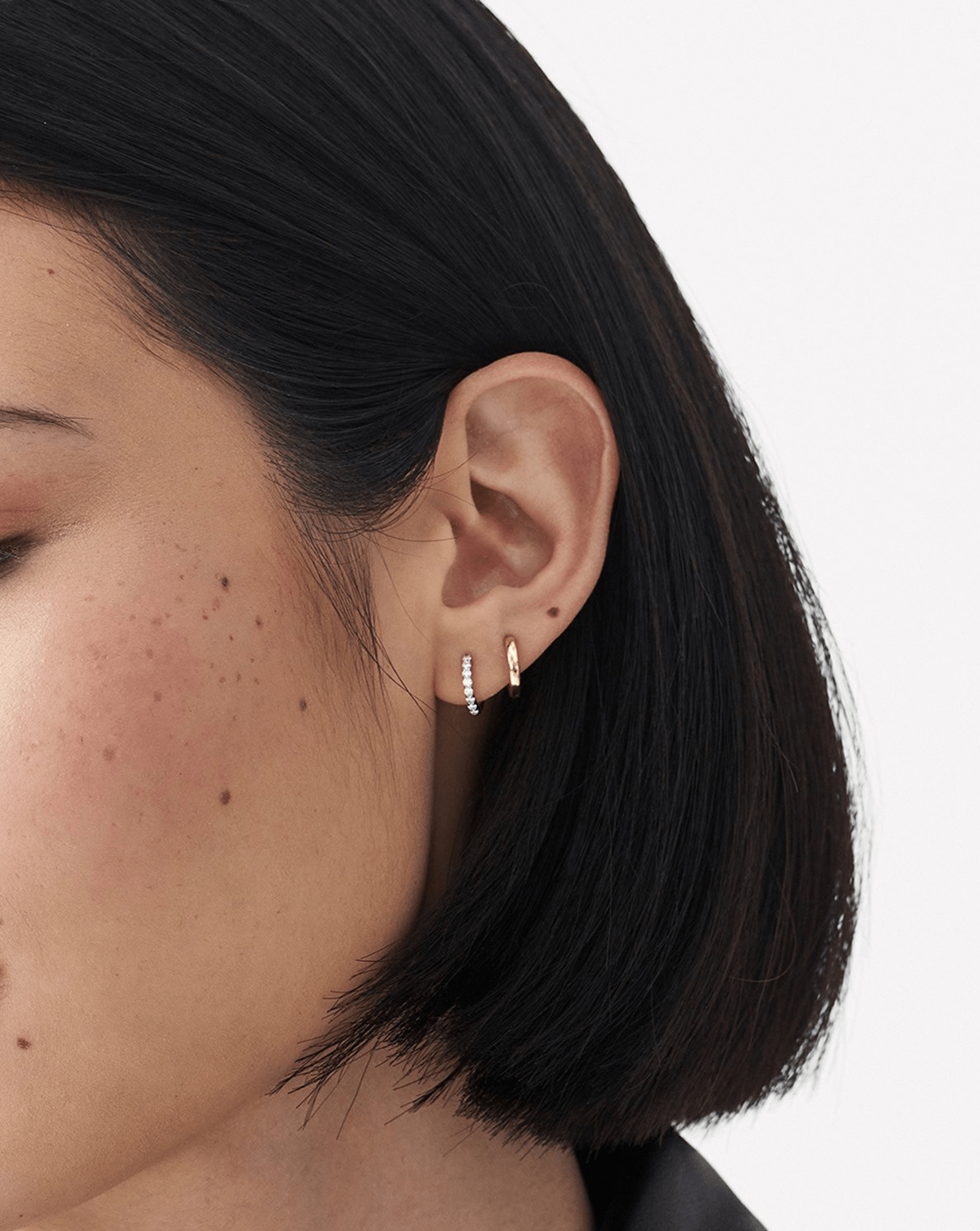 Classic huggie hoop earrings deals