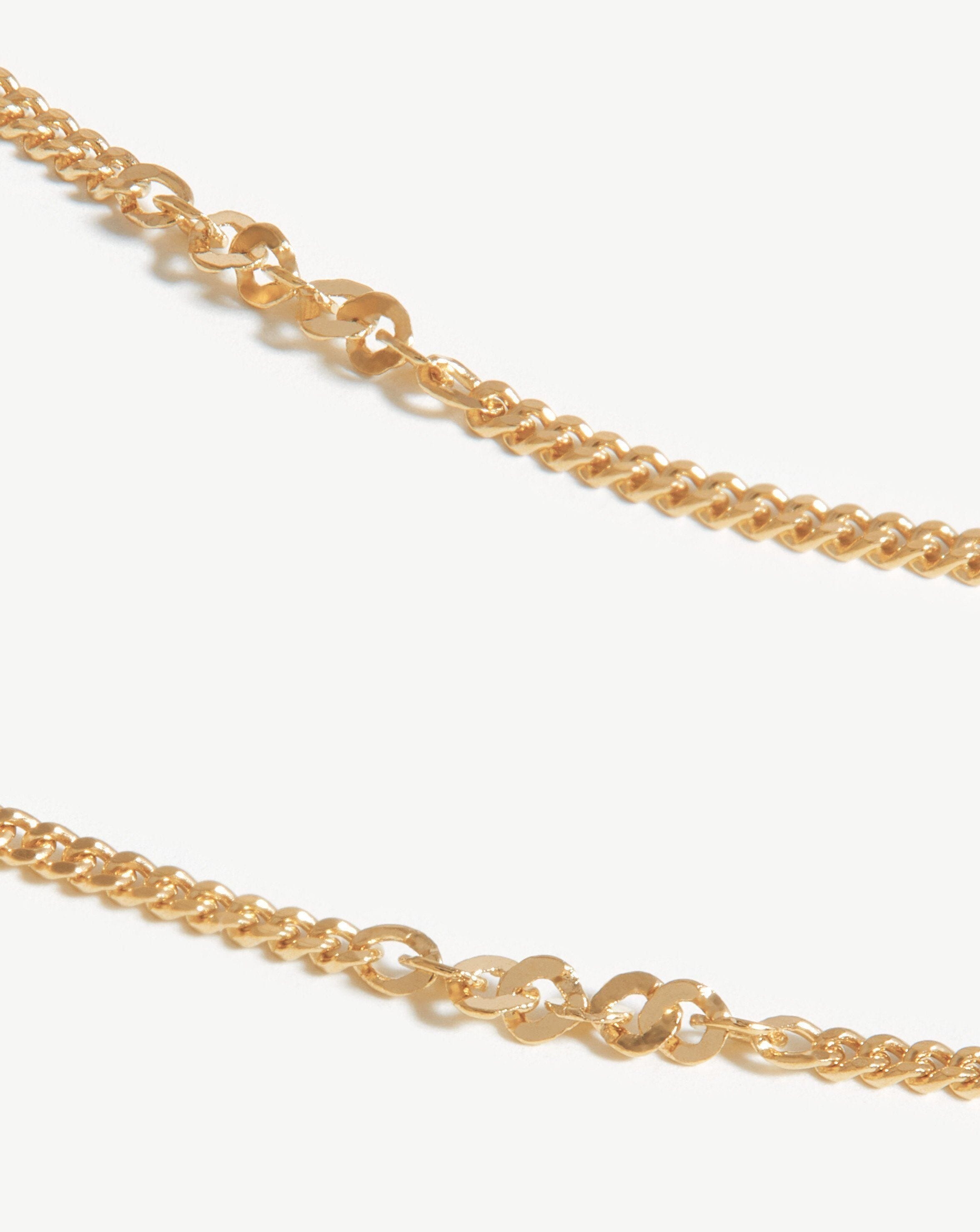 Fine Twisted Curb Chain Choker Necklaces Missoma 
