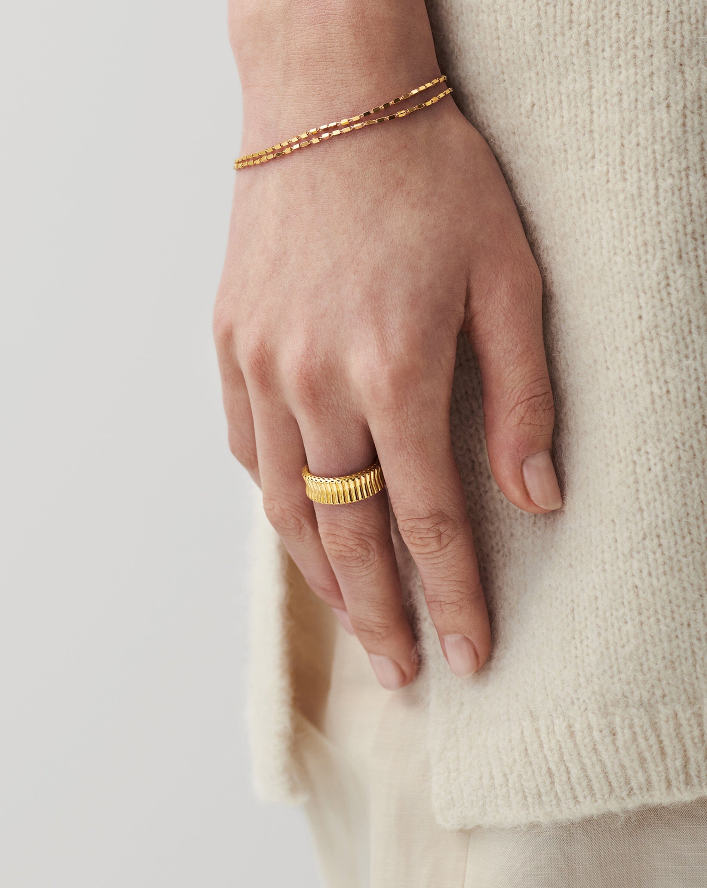 Frill Ring | 18ct Gold Plated Vermeil Rings Missoma 