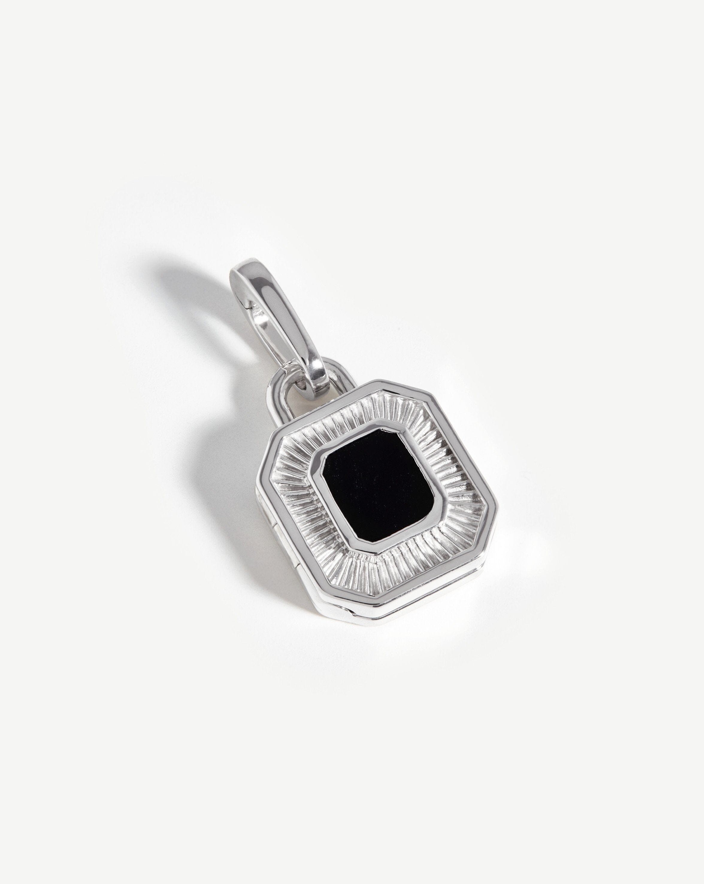 Fused Engravable Octagon Clip-On Locket Charms & Pendants Missoma 