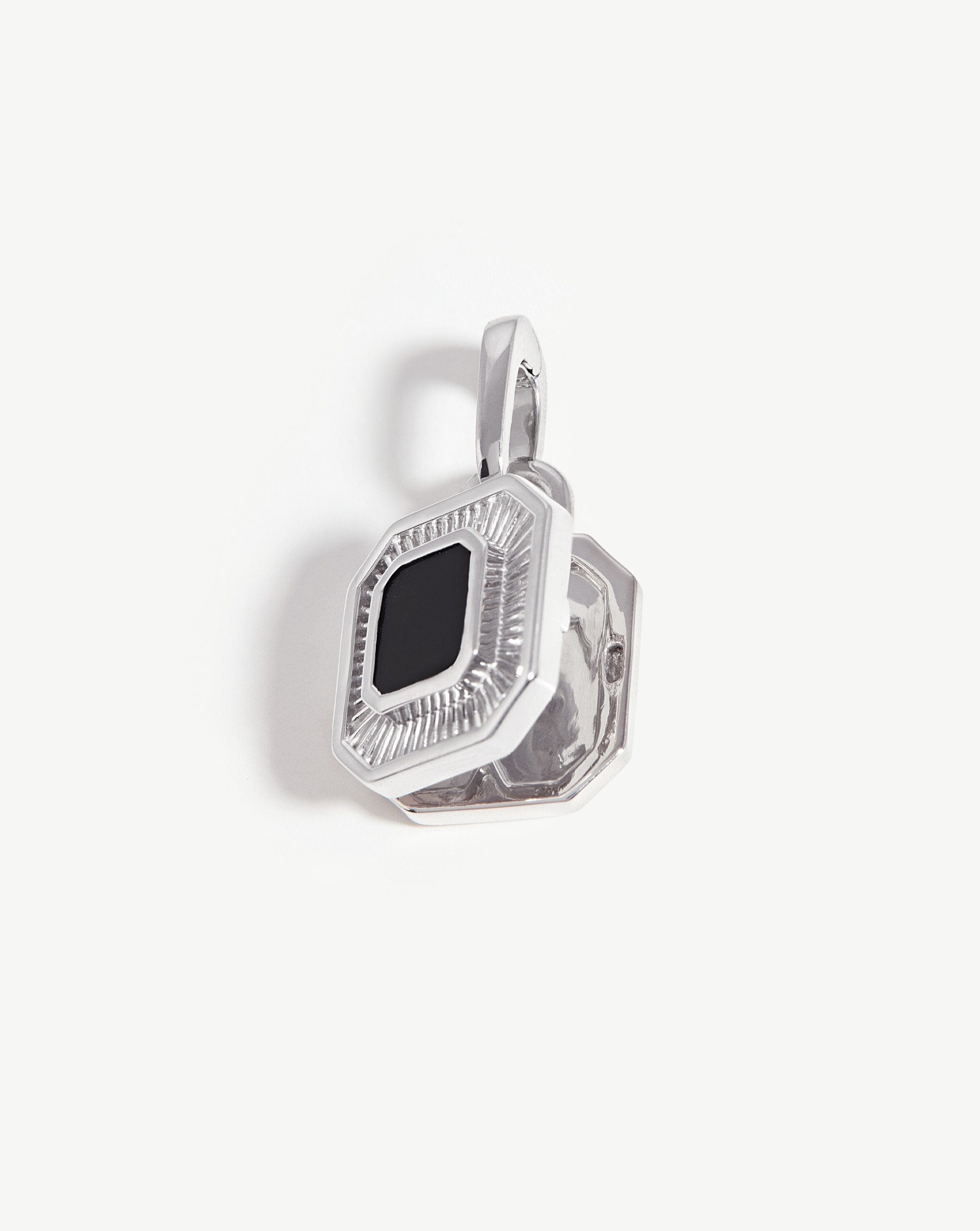 Fused Engravable Octagon Clip-On Locket Charms & Pendants Missoma 