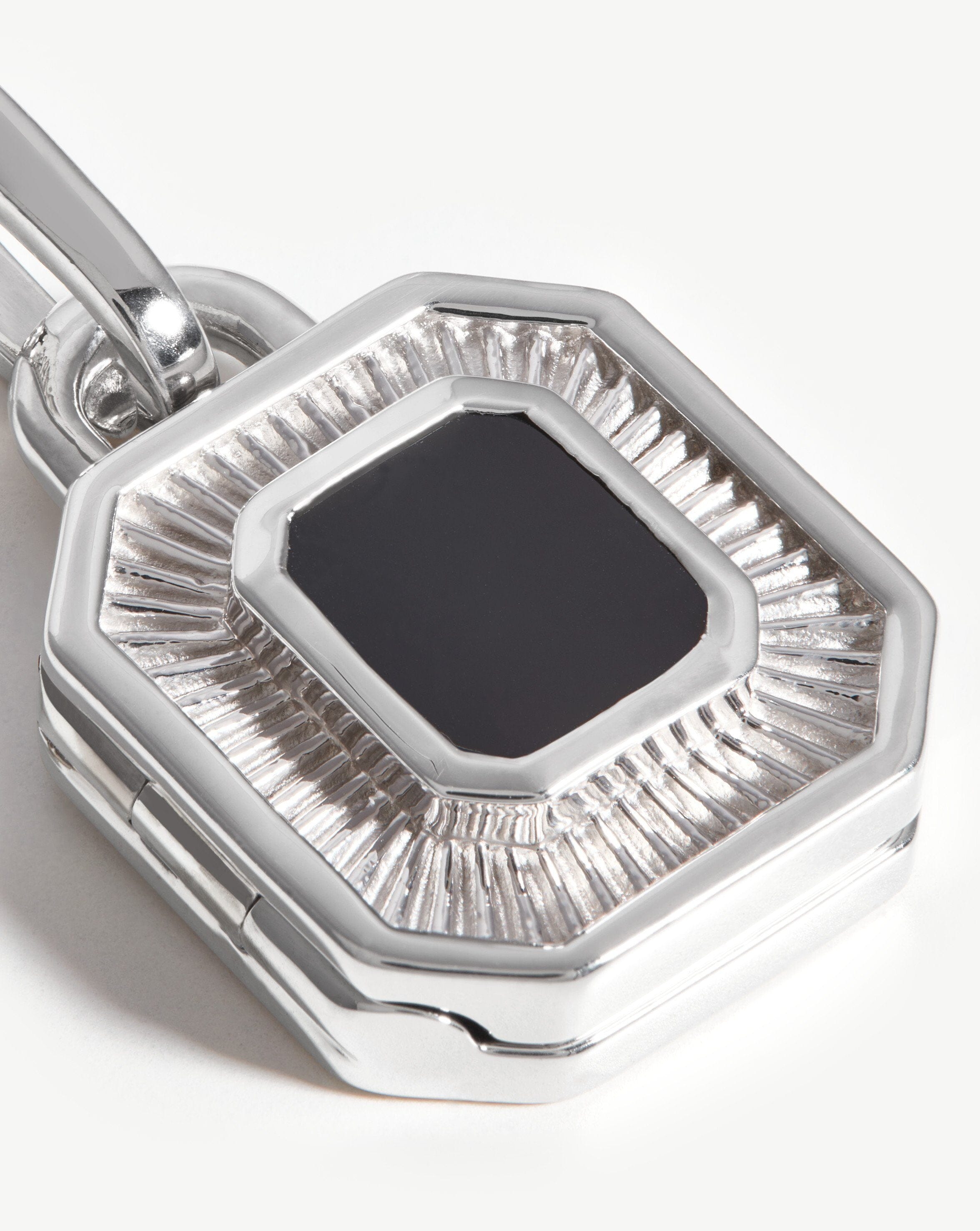 Fused Engravable Octagon Clip-On Locket Charms & Pendants Missoma 