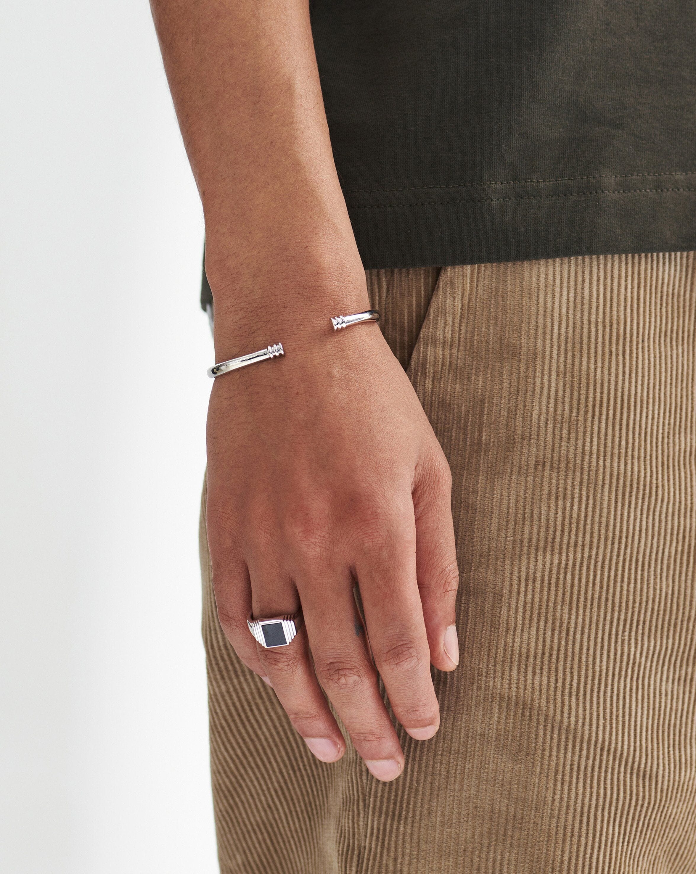 Fused Ridge Cuff Bracelet Bracelets Missoma 