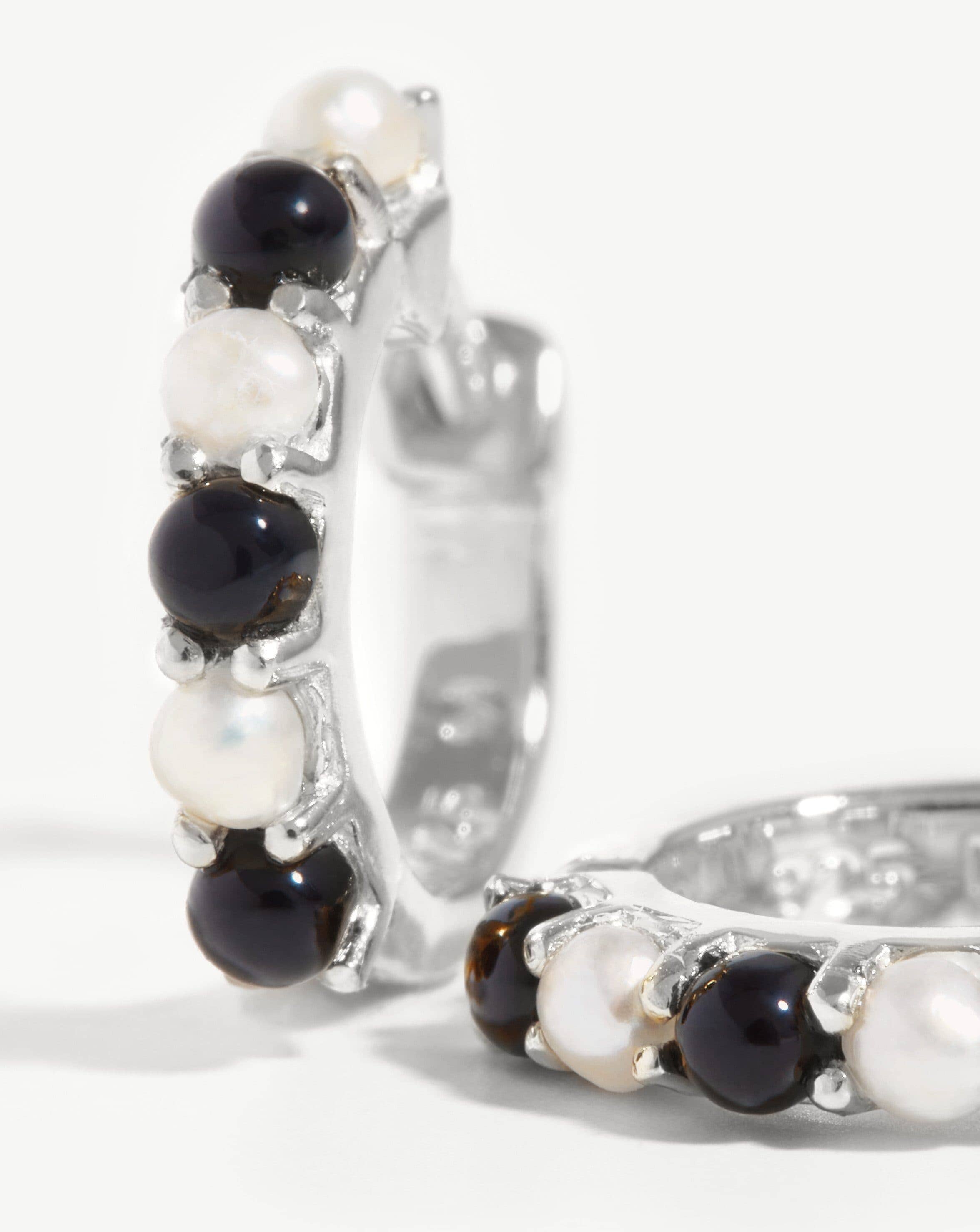 Gemstone Huggies Earrings Missoma 
