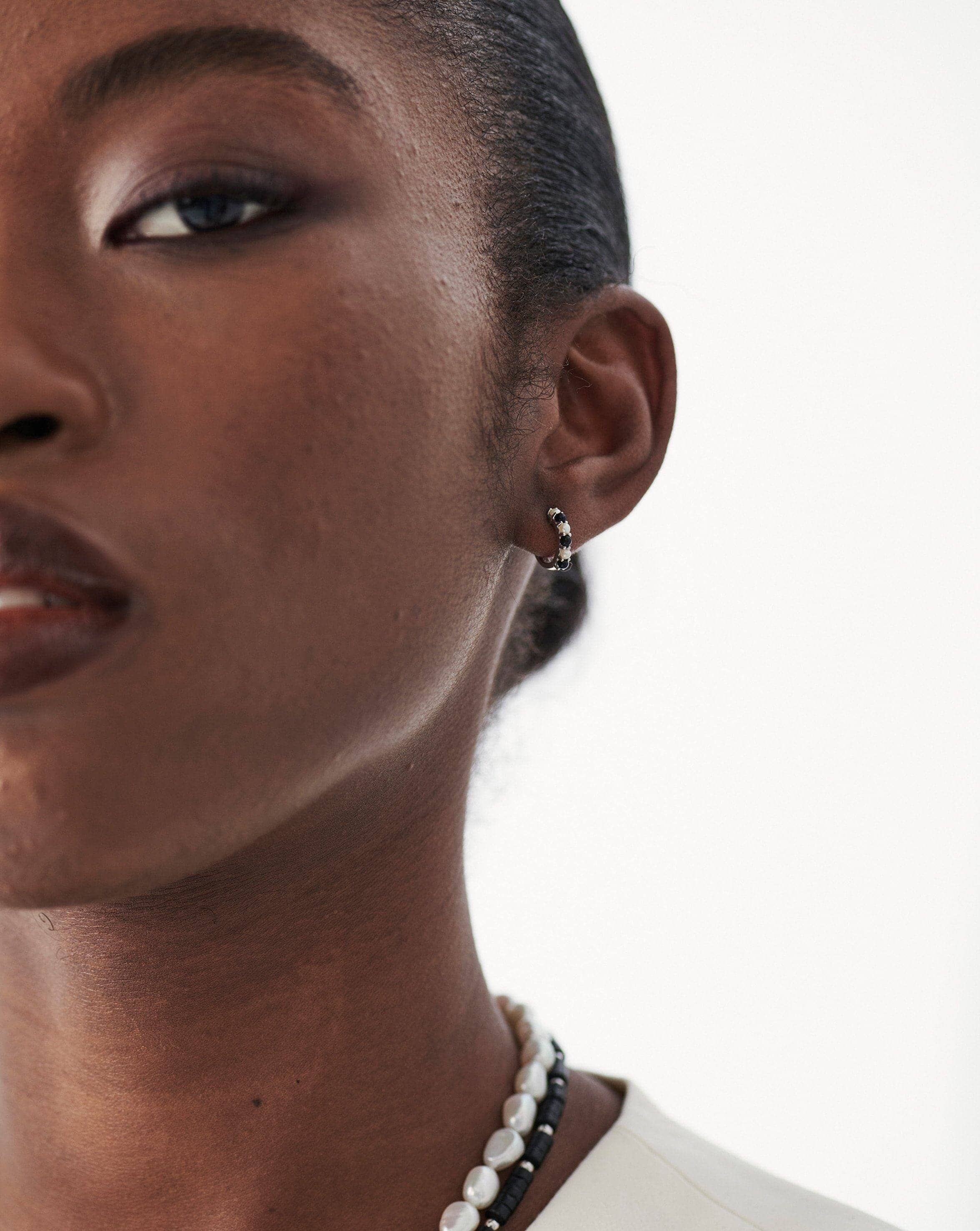 Gemstone Huggies Earrings Missoma 