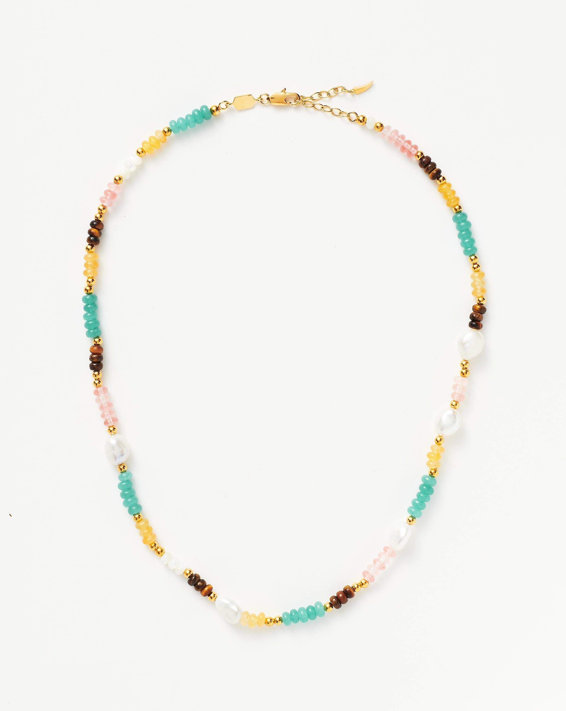 Good Vibes Multi Beaded Short Necklace Necklaces Missoma 