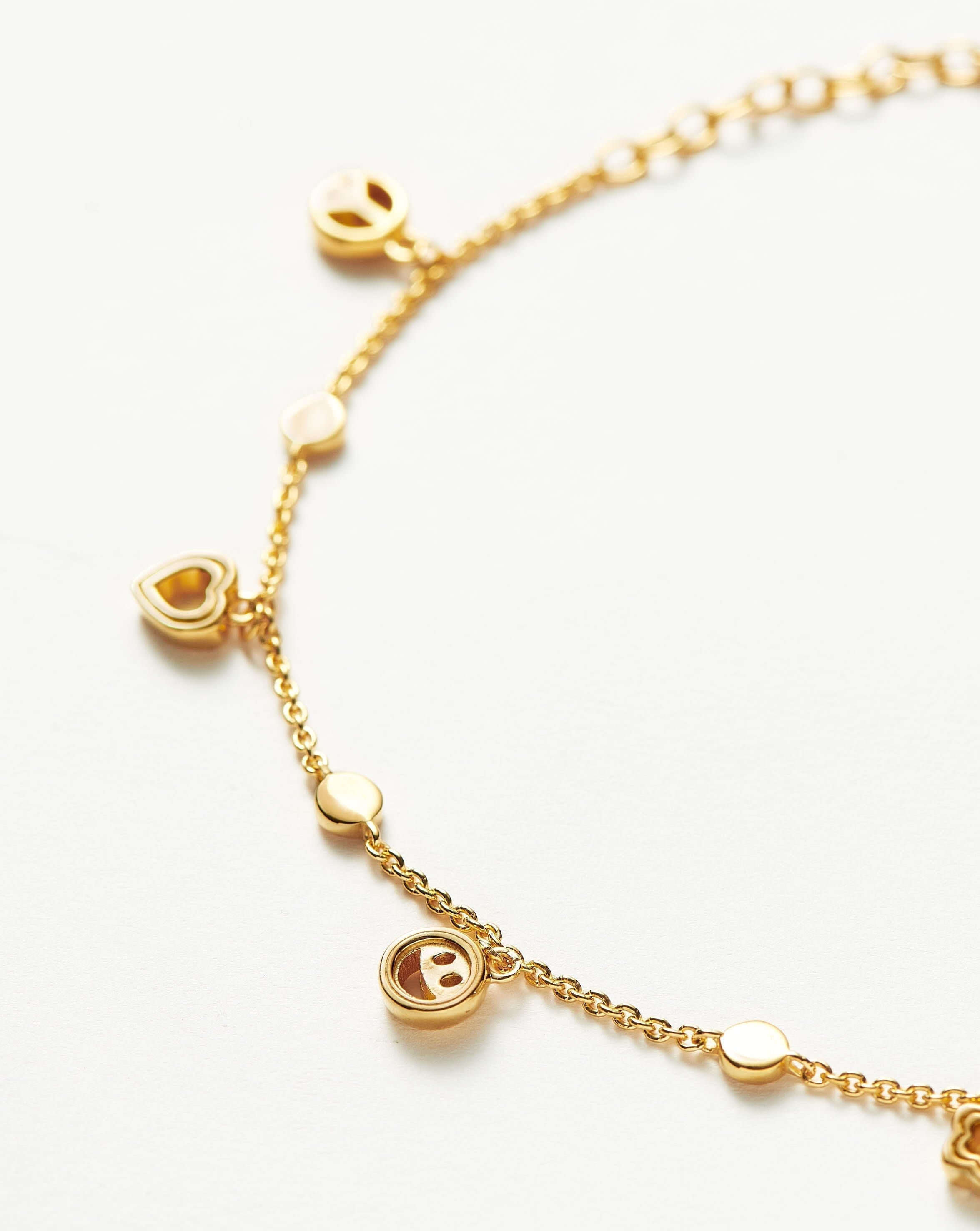 Good Vibes Multi Charm Bracelet Bracelets Missoma 