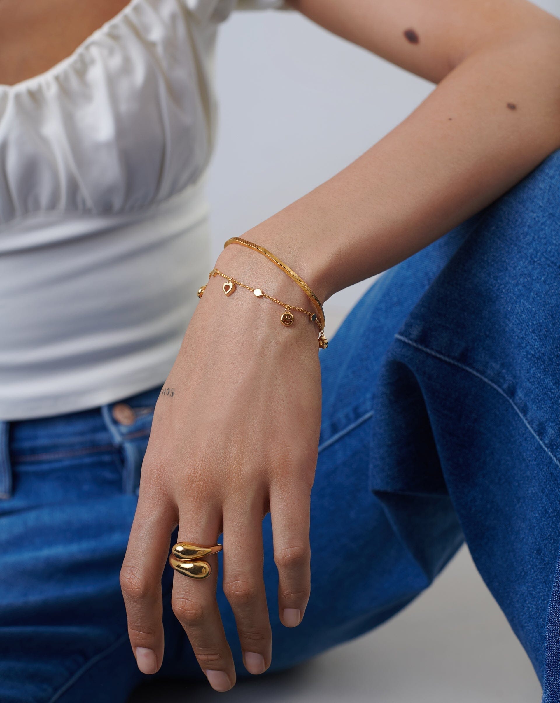Good Vibes Multi Charm Bracelet Bracelets Missoma 
