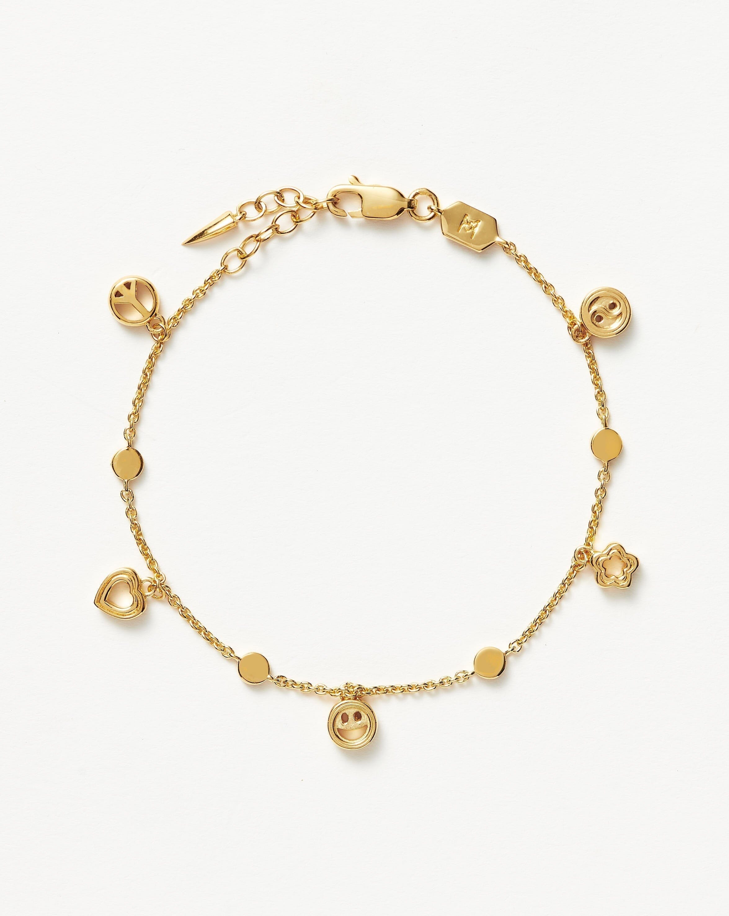 Good Vibes Multi Charm Bracelet Bracelets Missoma 