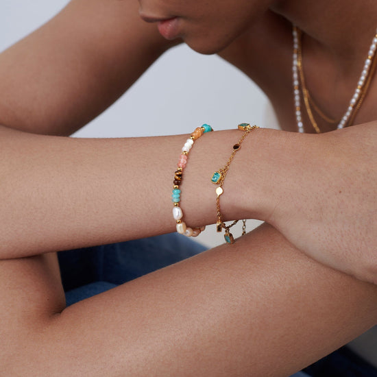 Good Vibes Pearl Multi Beaded Bracelet Bracelets Missoma 