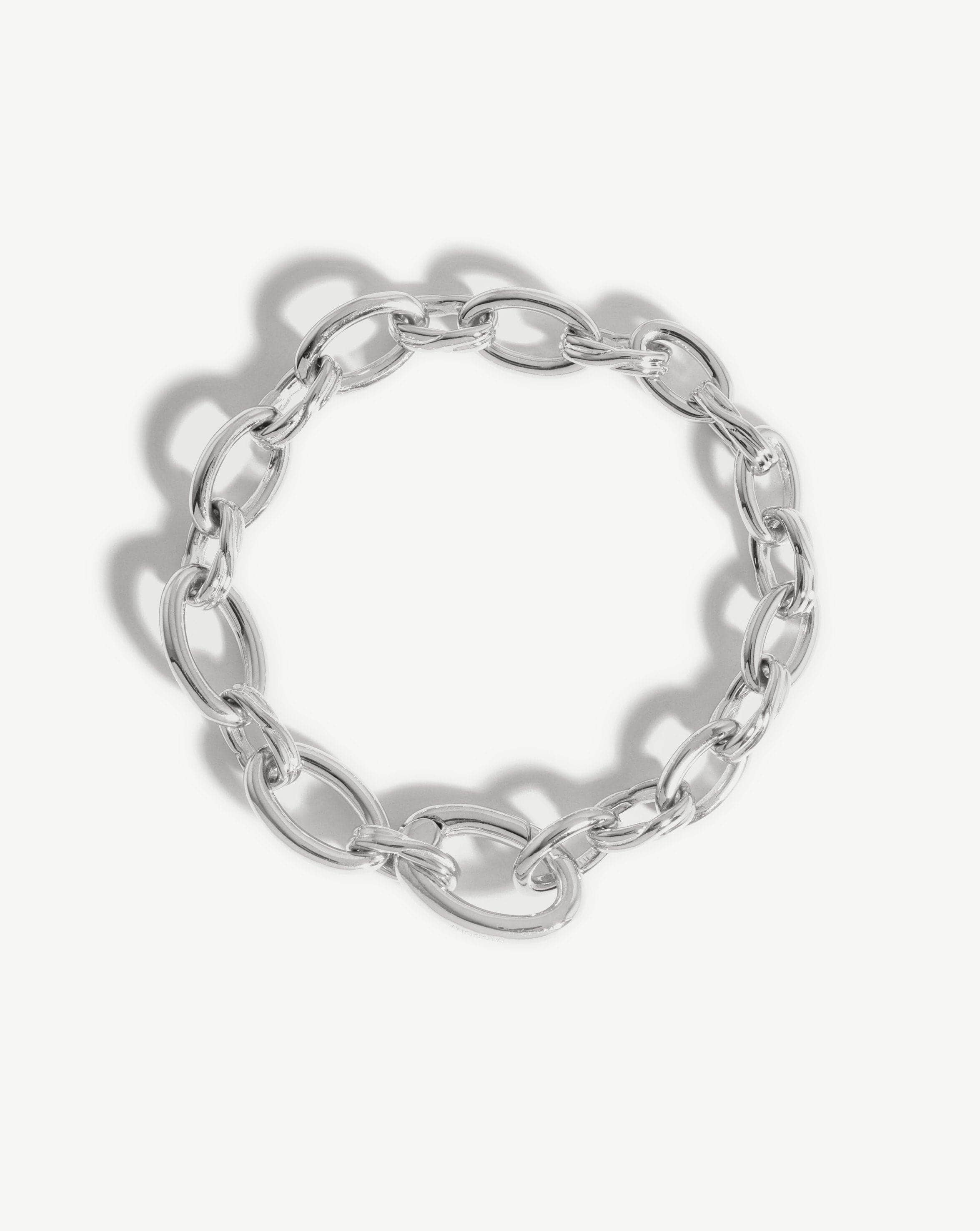 Graduated Oval Chain Bracelet Bracelets Missoma 