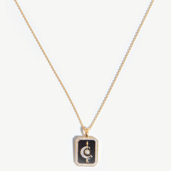 Harris Reed Fine Lunar Necklace | 14ct Solid Gold/Pearl & Diamond Necklaces Missoma 