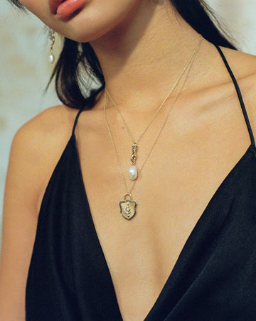 Harris Reed Fine Shield Necklace | Necklaces Missoma 