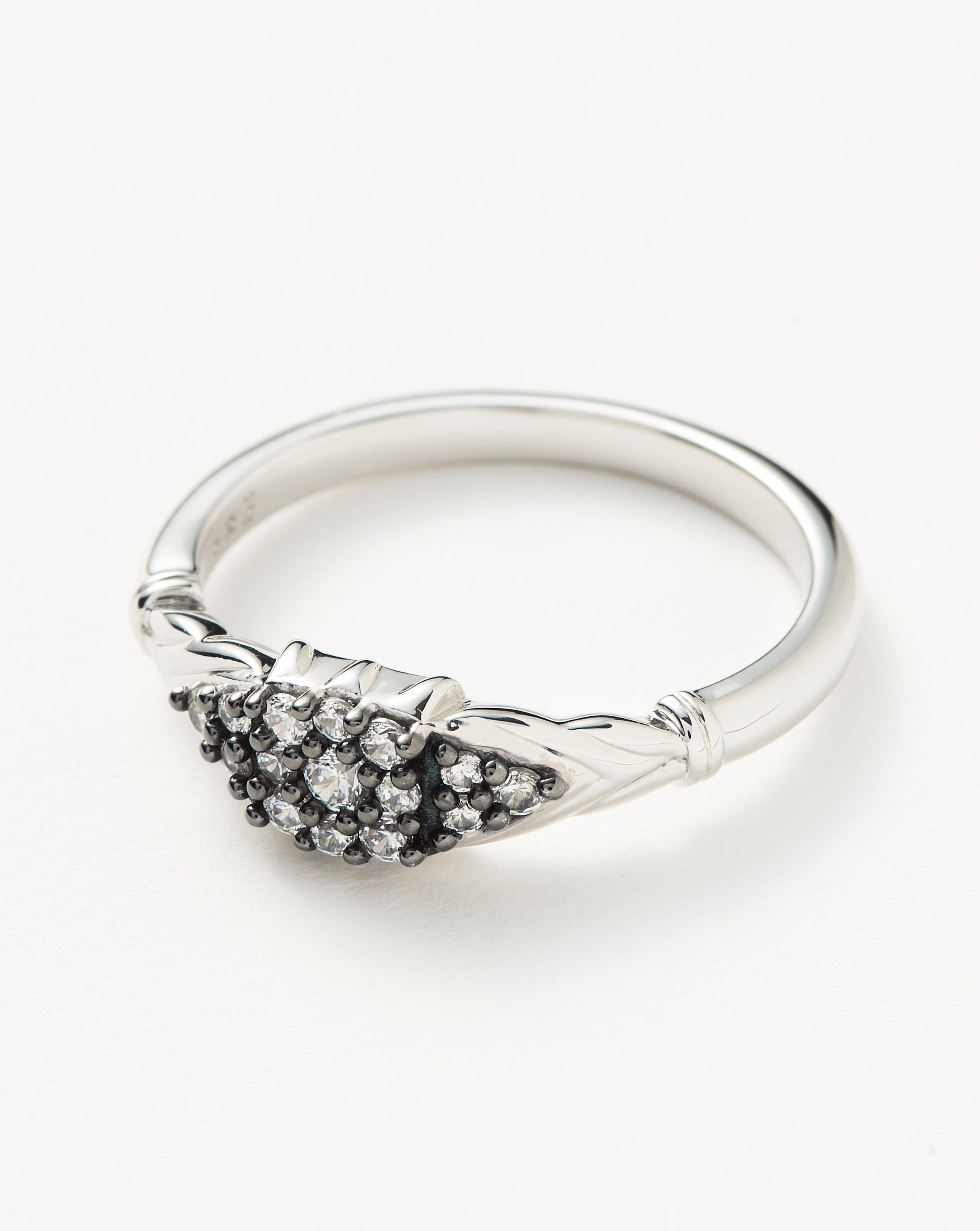 Harris Reed Gilded Pave Ring | Sterling Silver/Cubic Zirconia Rings Missoma 