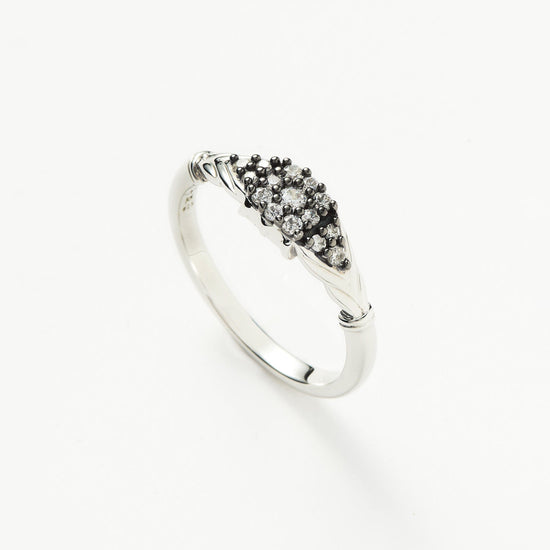 Harris Reed Gilded Pave Ring | Sterling Silver/Cubic Zirconia Rings Missoma Sterling Silver/Cubic Zirconia J 