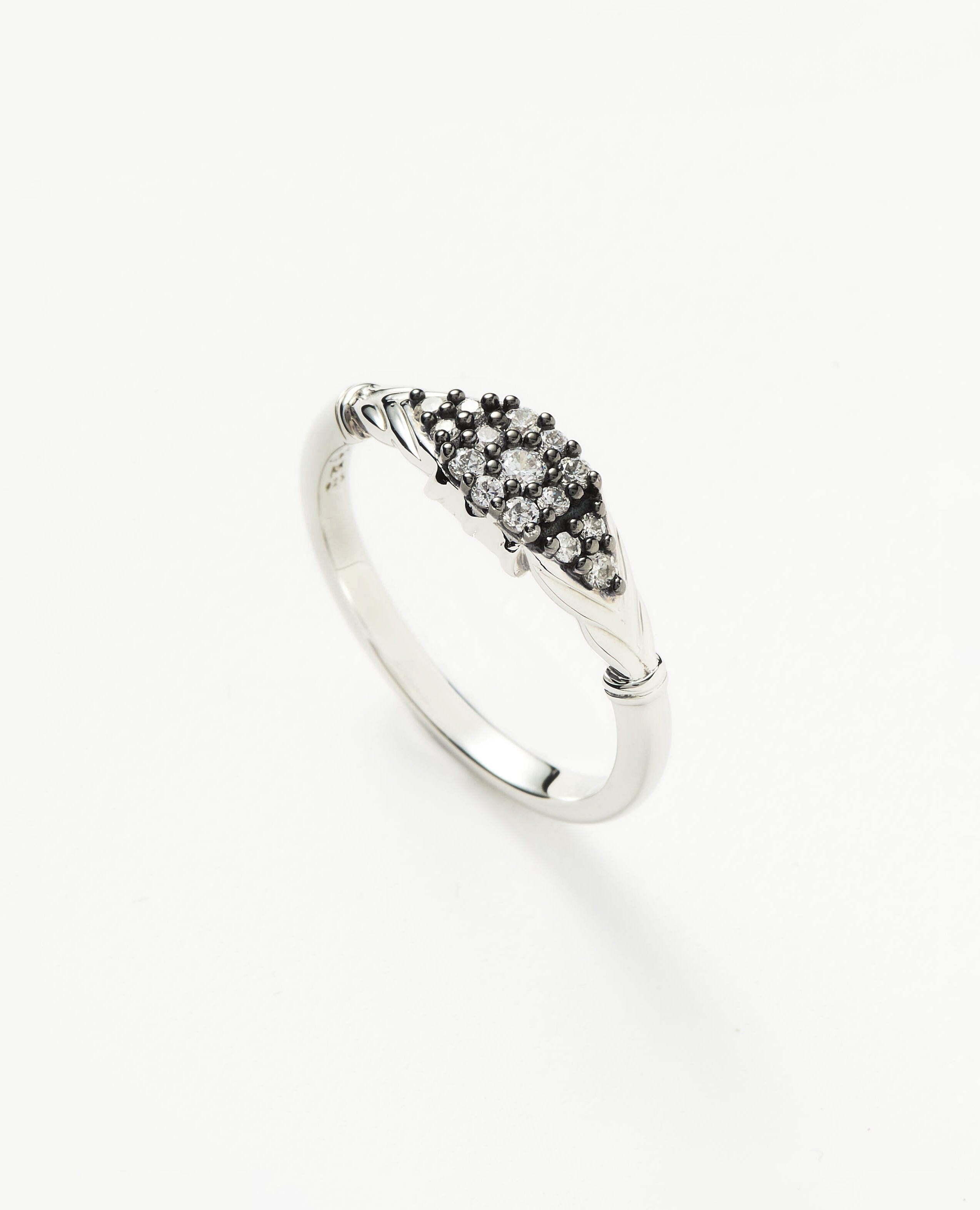 Harris Reed Gilded Pave Ring | Sterling Silver/Cubic Zirconia Rings Missoma Sterling Silver/Cubic Zirconia J 