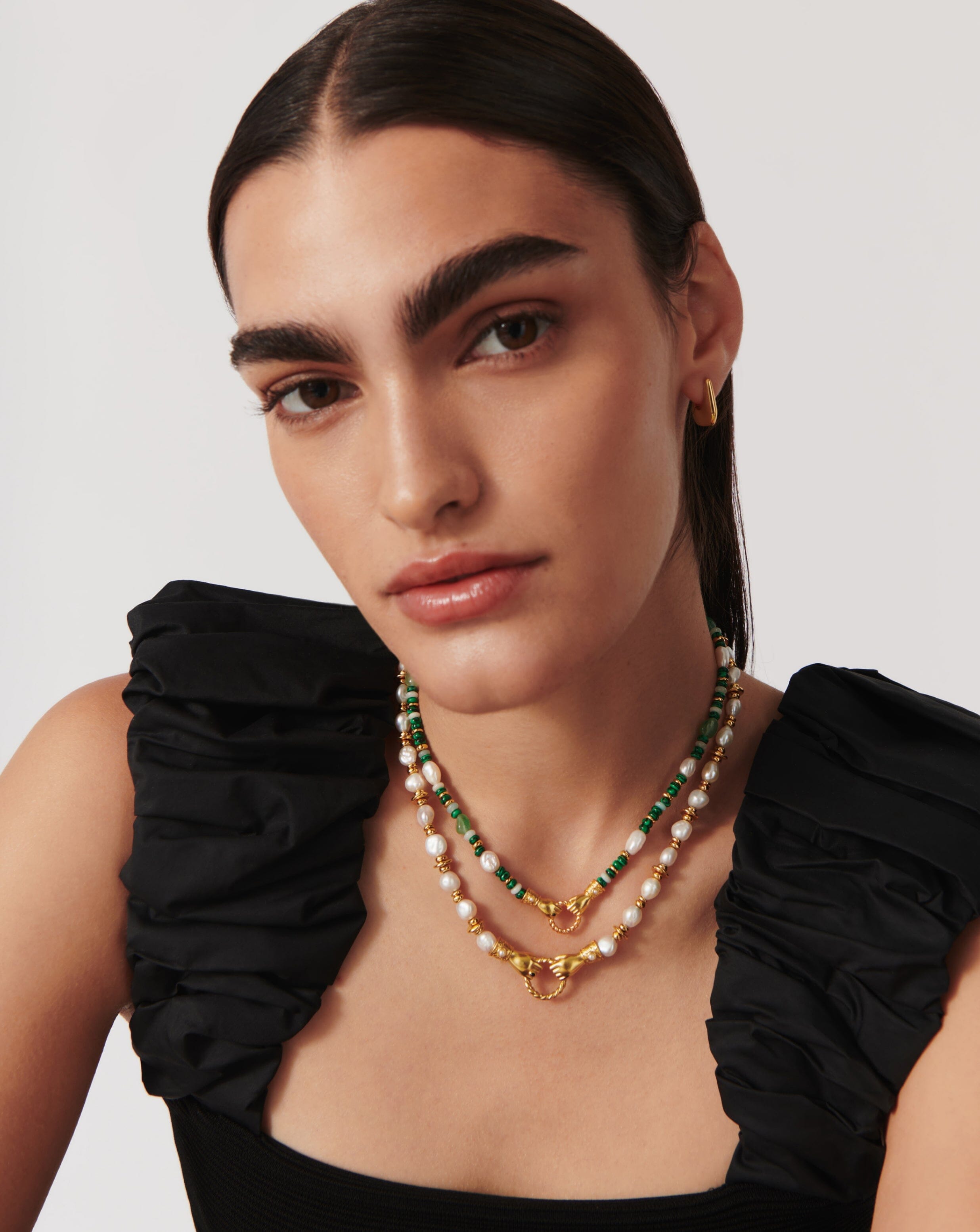 Beads necklace set online shopping sale