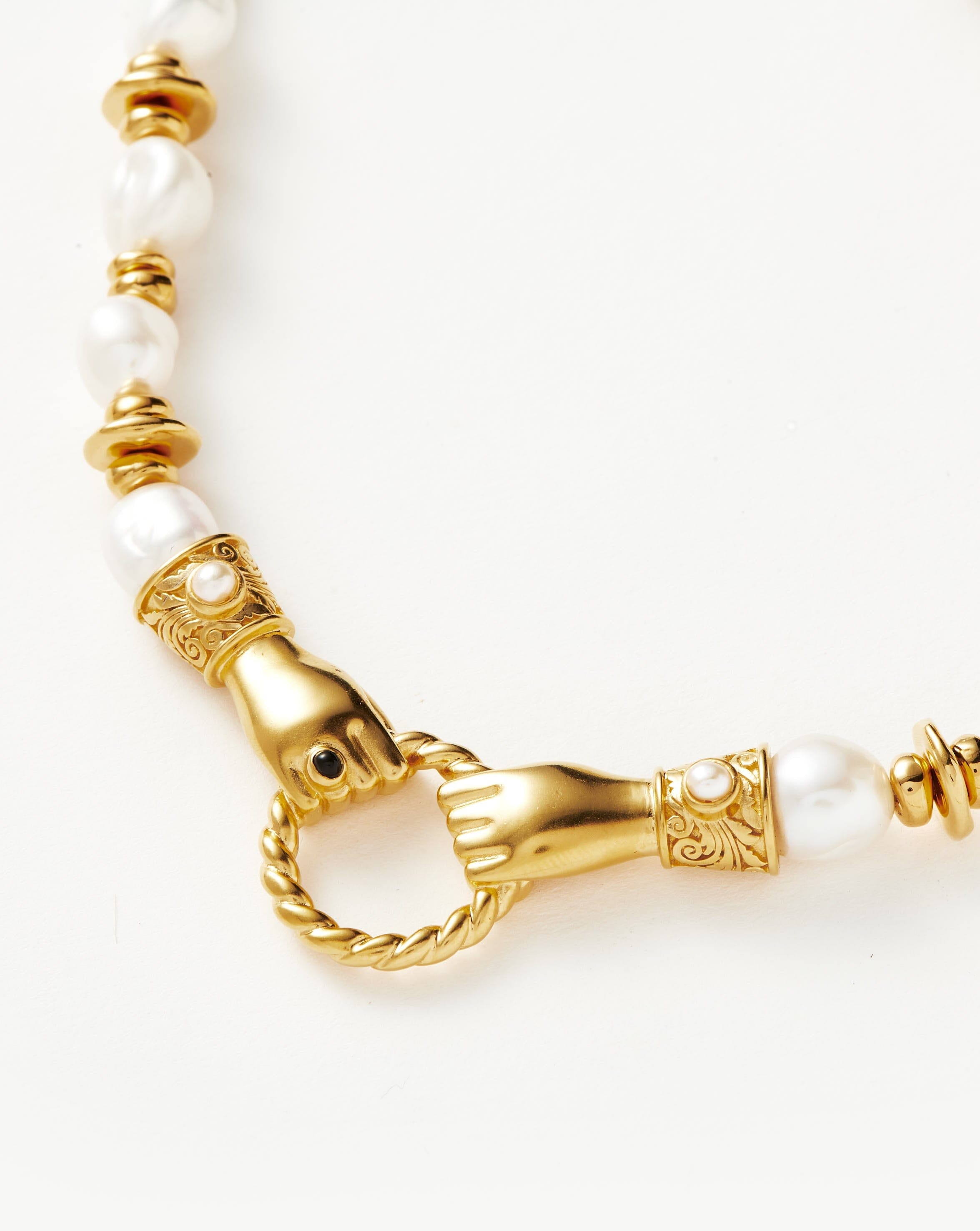 Larimar Chunky Beaded Necklace – DIAMONDS + SWEATSHIRTS