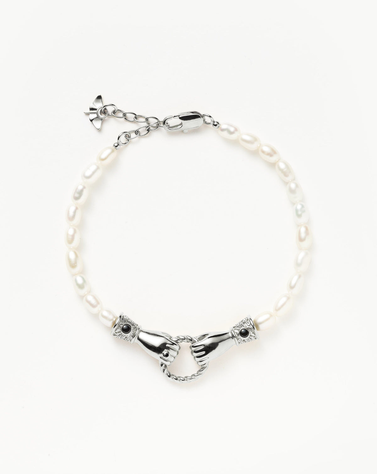 Harris Reed Good Hands Pearl Bracelet Plated Pearl