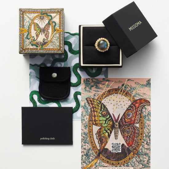 Harris Reed Jewel in the Crown Pearl Ring | 18ct Gold Plated Vermeil/Pearl Rings Missoma 