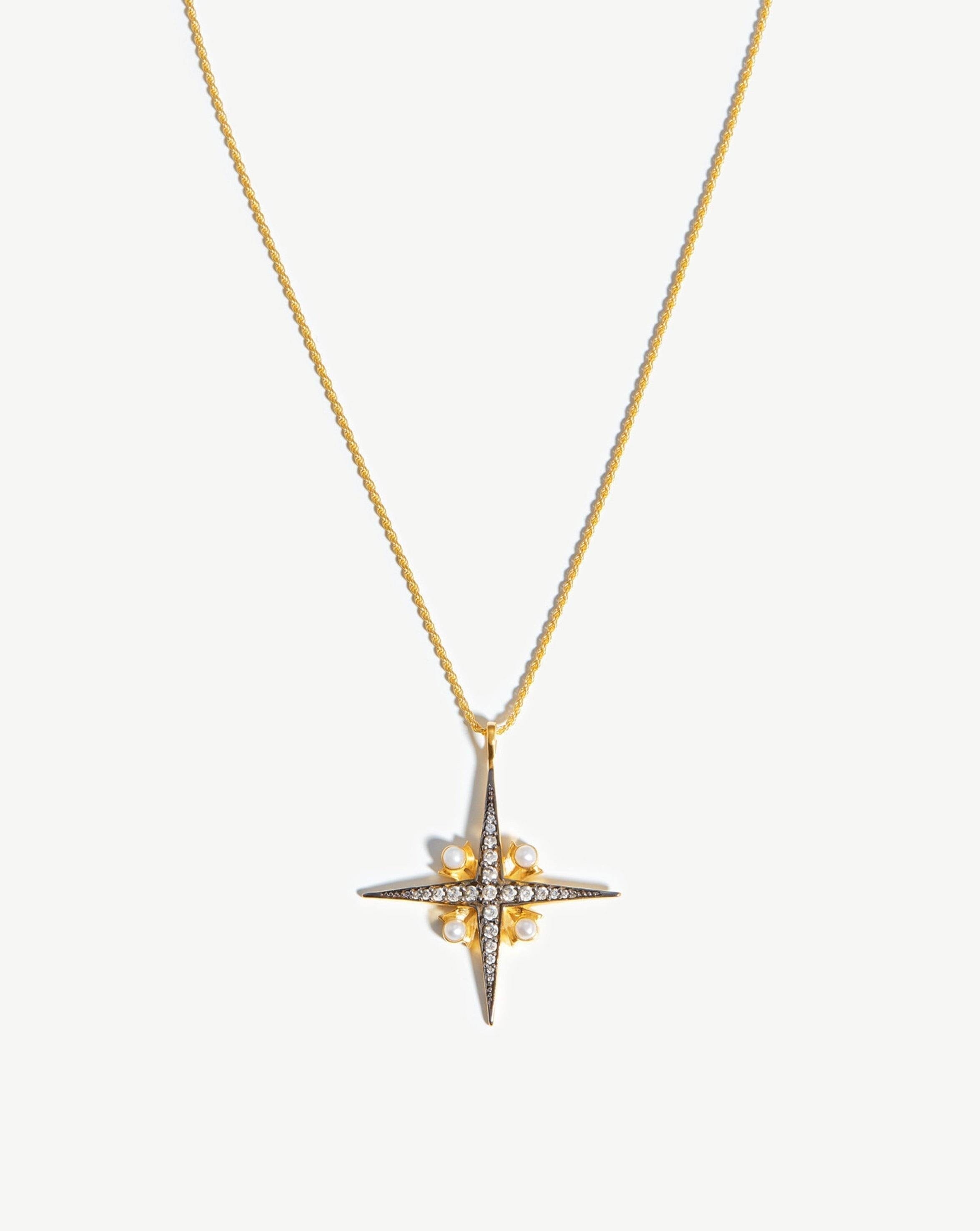 Harris Reed Large Pearl North Star Necklace Necklaces Missoma 