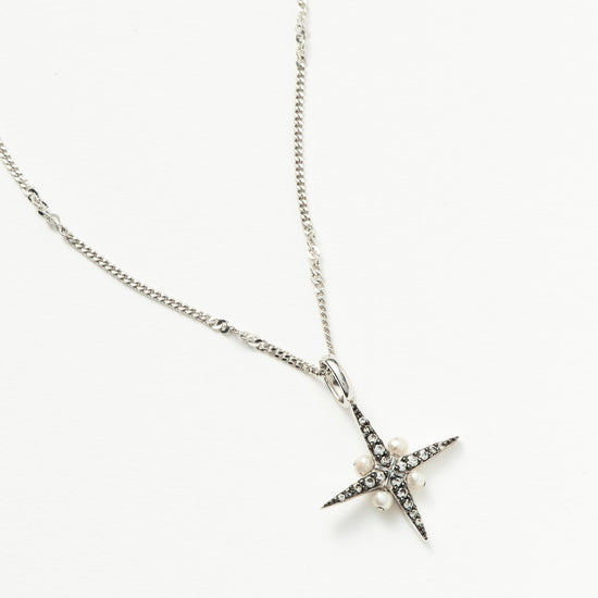 Harris Reed North Star Pearl Necklace | Sterling Silver/Pearl Necklaces Missoma 