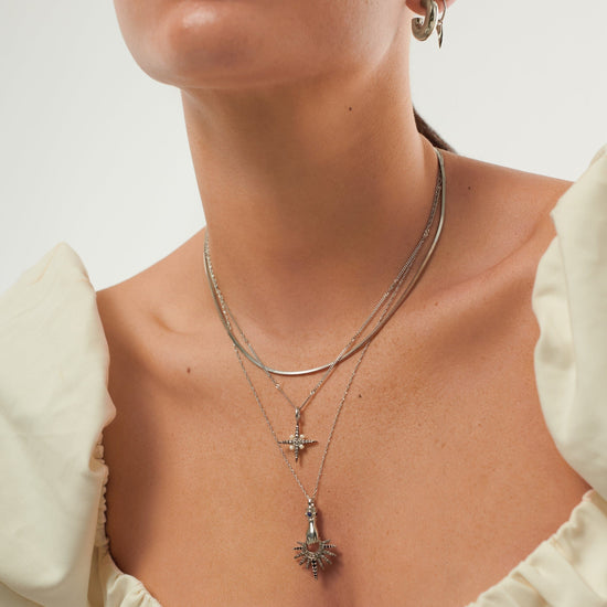 Harris Reed North Star Pearl Necklace | Sterling Silver/Pearl Necklaces Missoma 