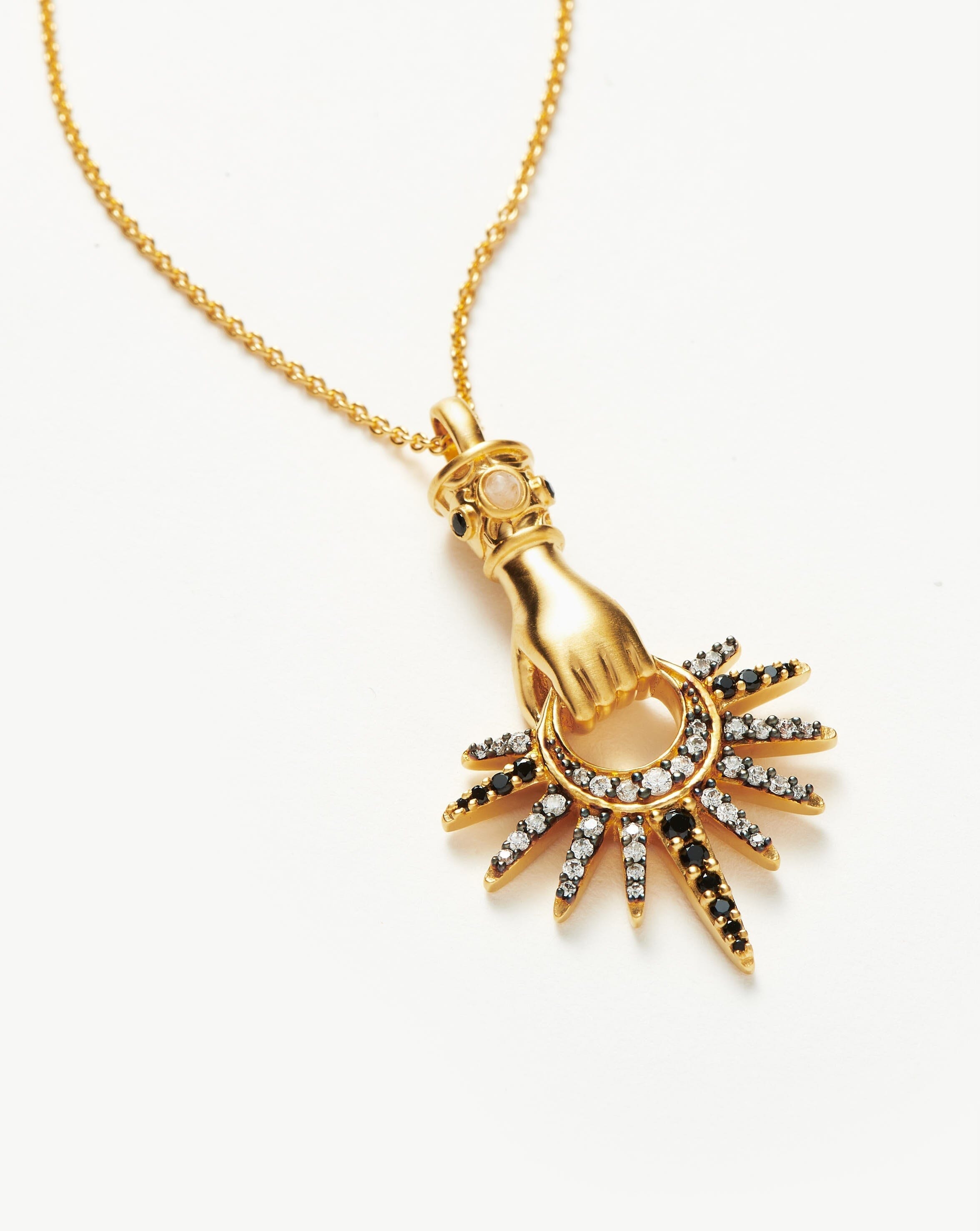 Harris Reed Star Catcher Pendant Necklace | 18ct Gold Plated Vermeil/Pearl Necklaces Missoma 