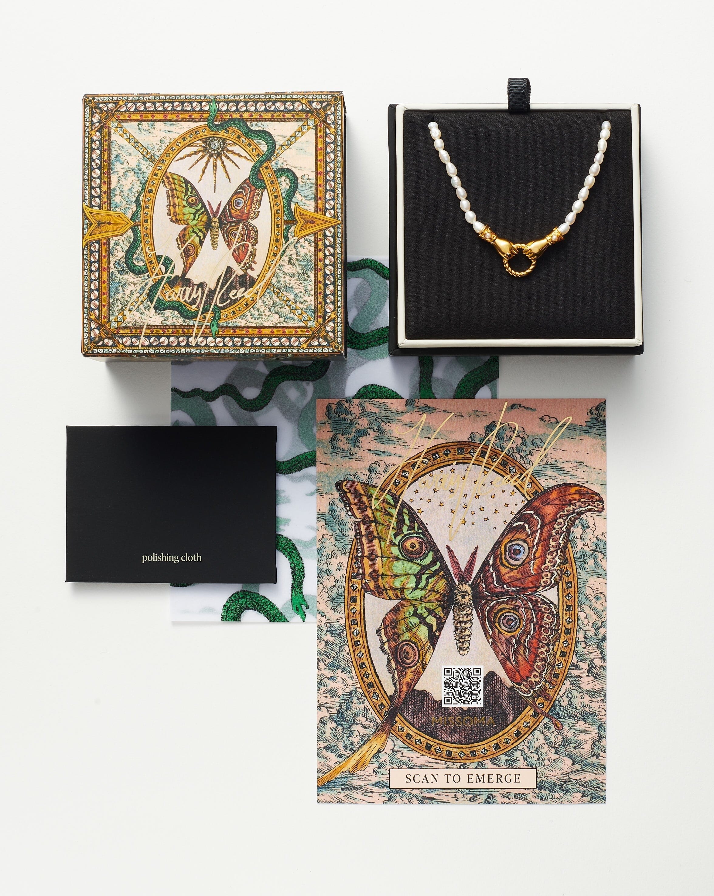 Harris Reed Star of the Show Pearl Necklace | 18ct Gold Plated/Pearl Necklaces Missoma 