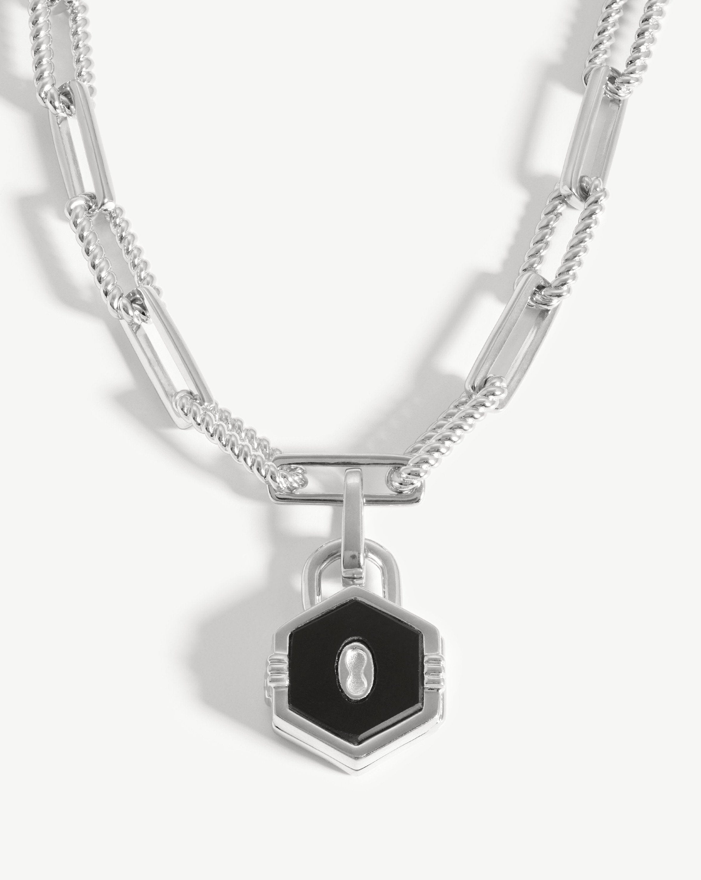Hex Padlock Chain Necklace Necklaces Missoma 