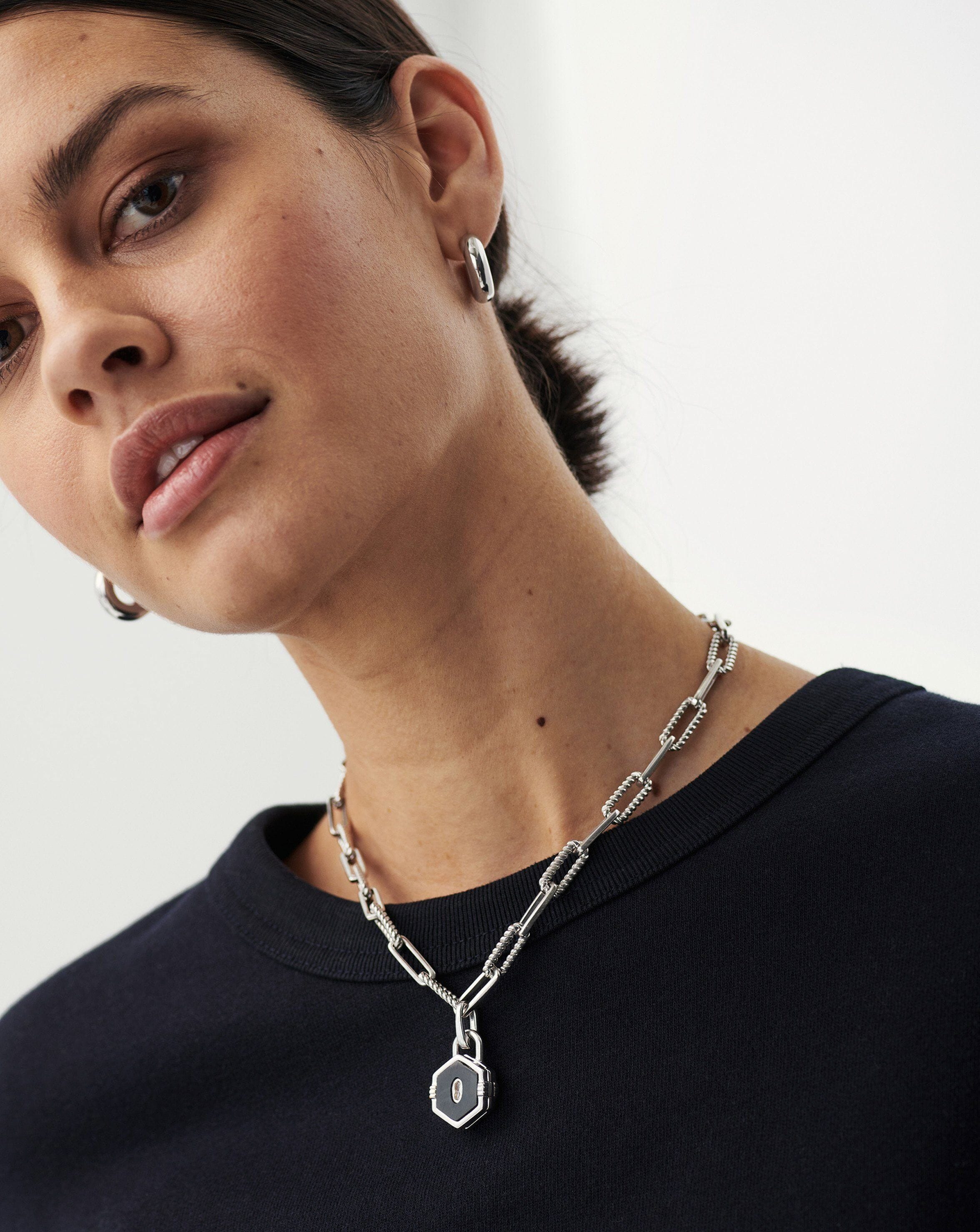 Hex Padlock Chain Necklace Necklaces Missoma 